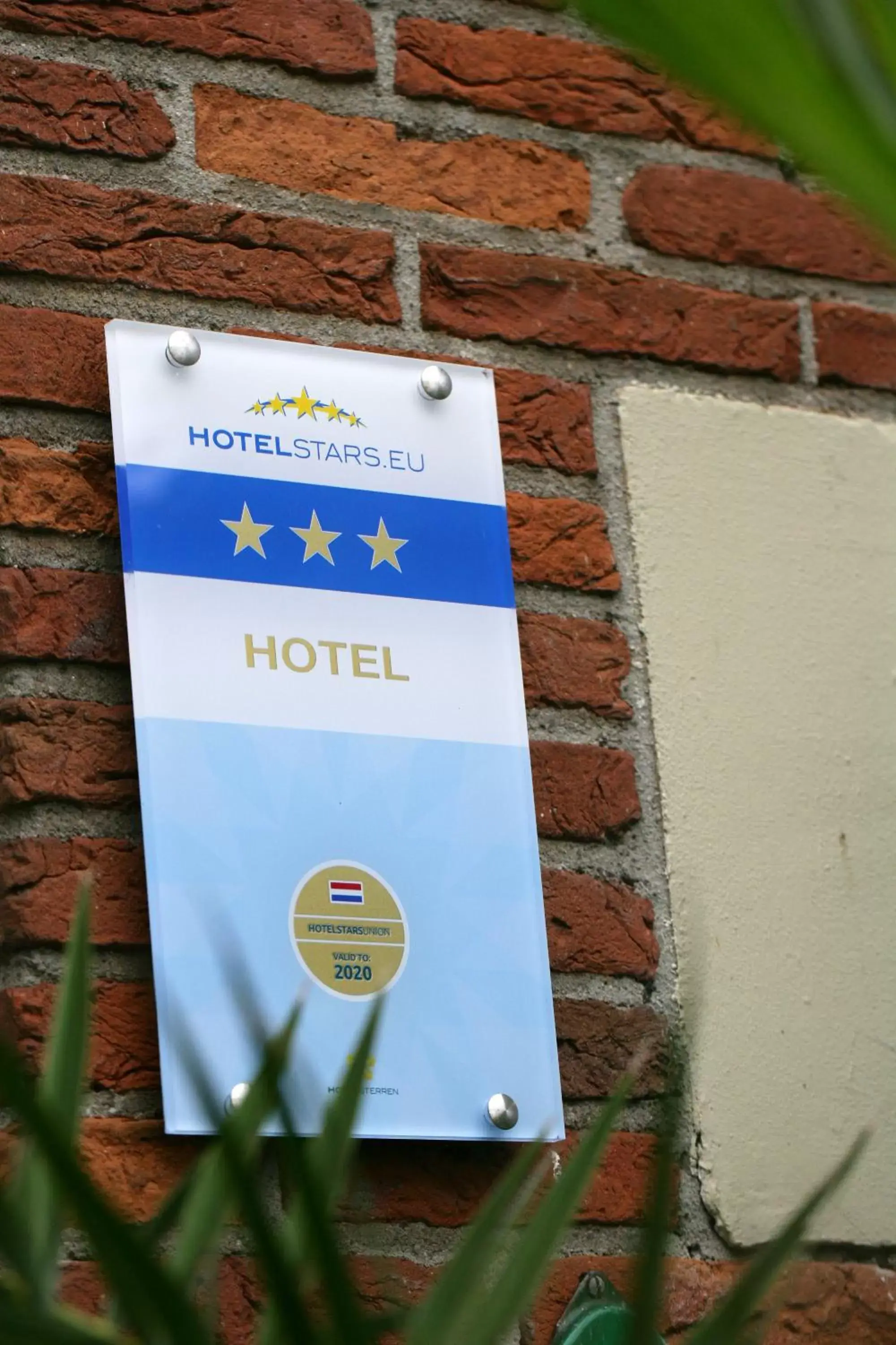 Certificate/Award in Hotel de Gulden Leeuw