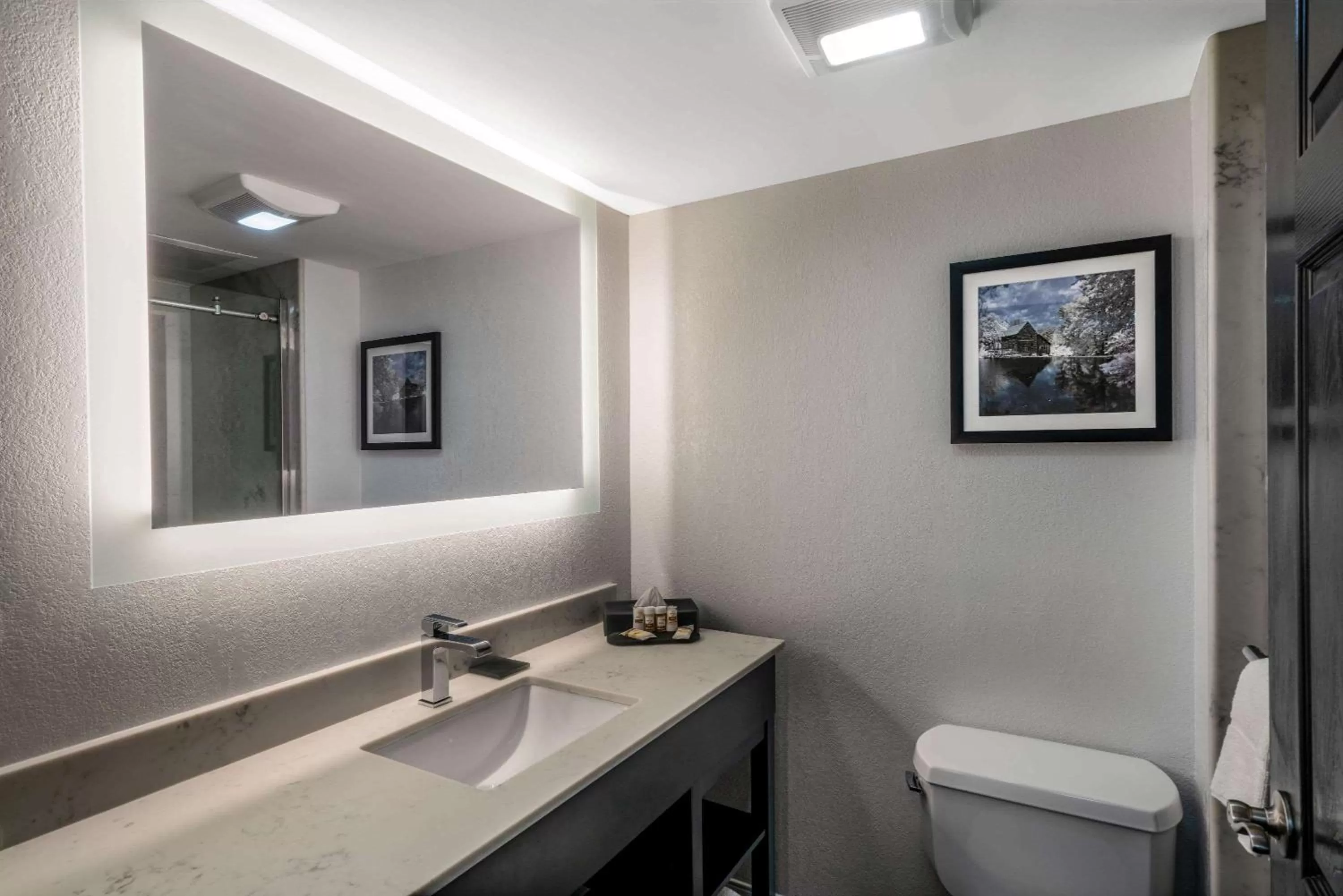 Bathroom in La Quinta by Wyndham Raleigh Downtown North