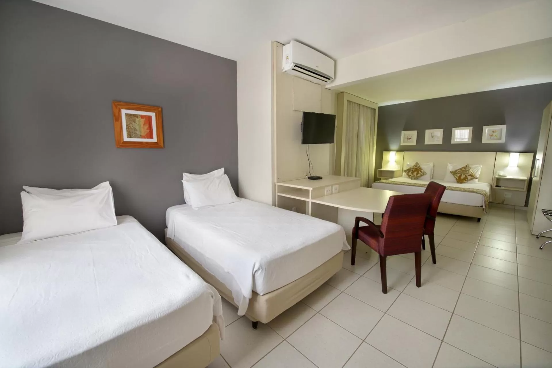 Bed in Nobile Inn Executive Ribeirao Preto