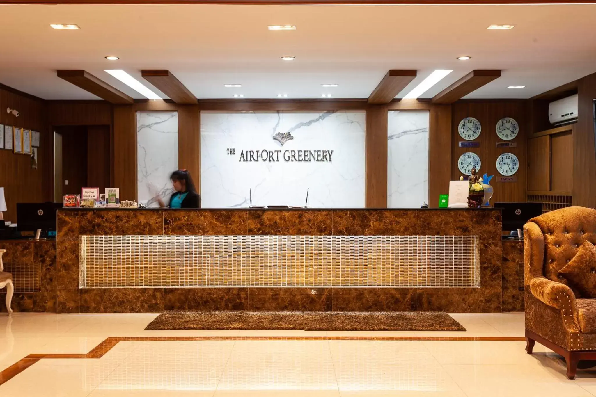 Lobby/Reception in The Airport Greenery Hotel