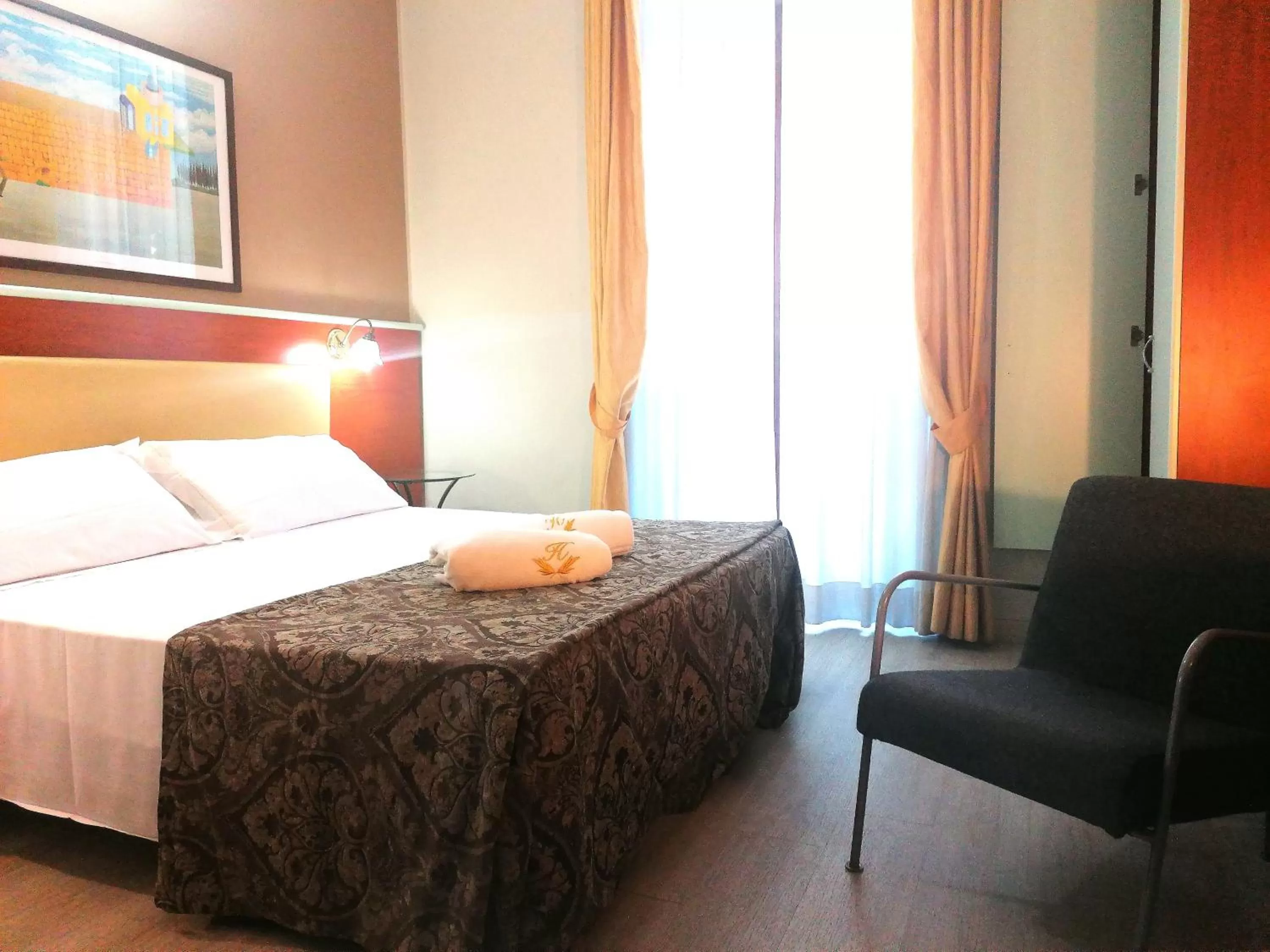 Bed in Hotel MM Dateo