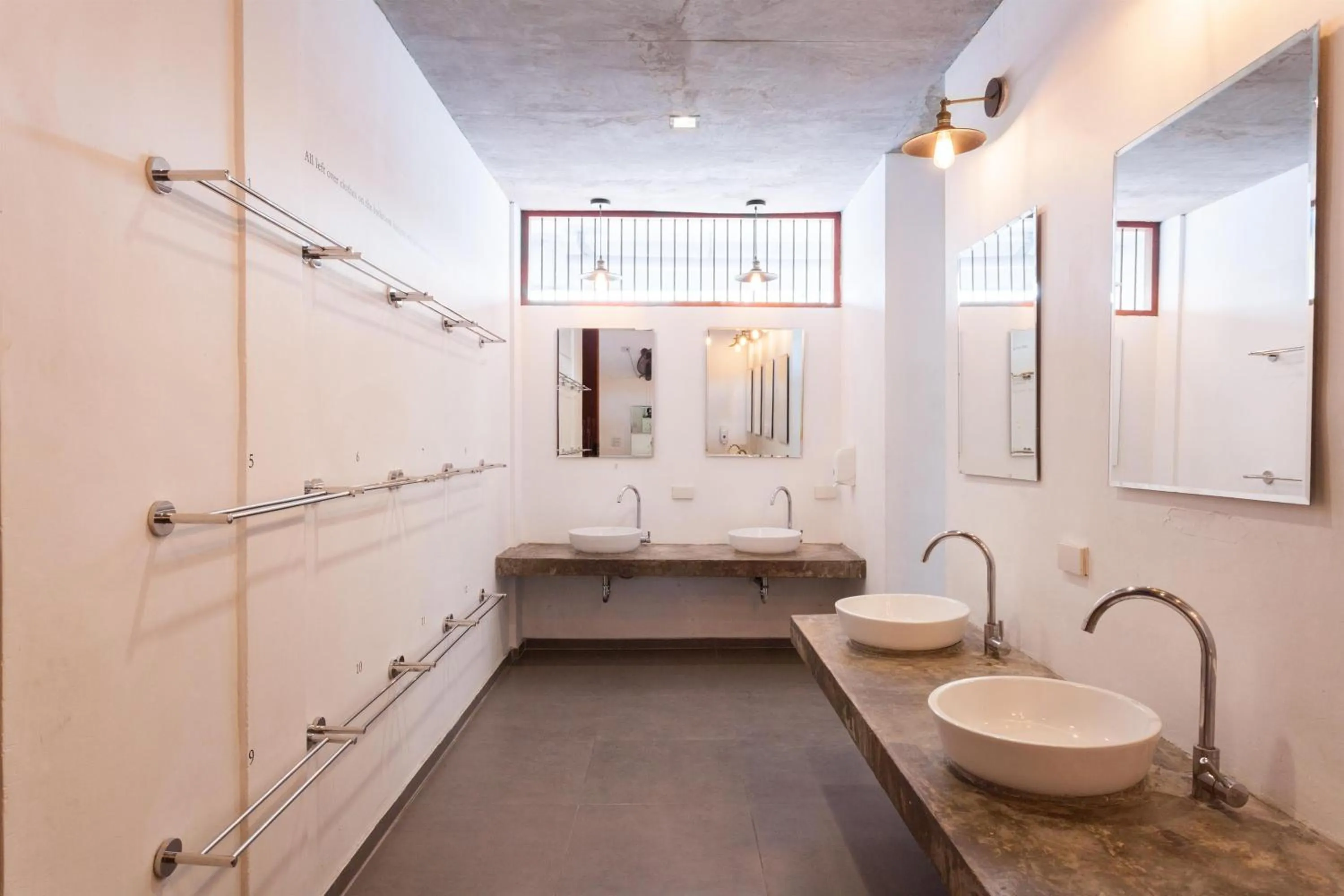 Shower in Once Again Hostel