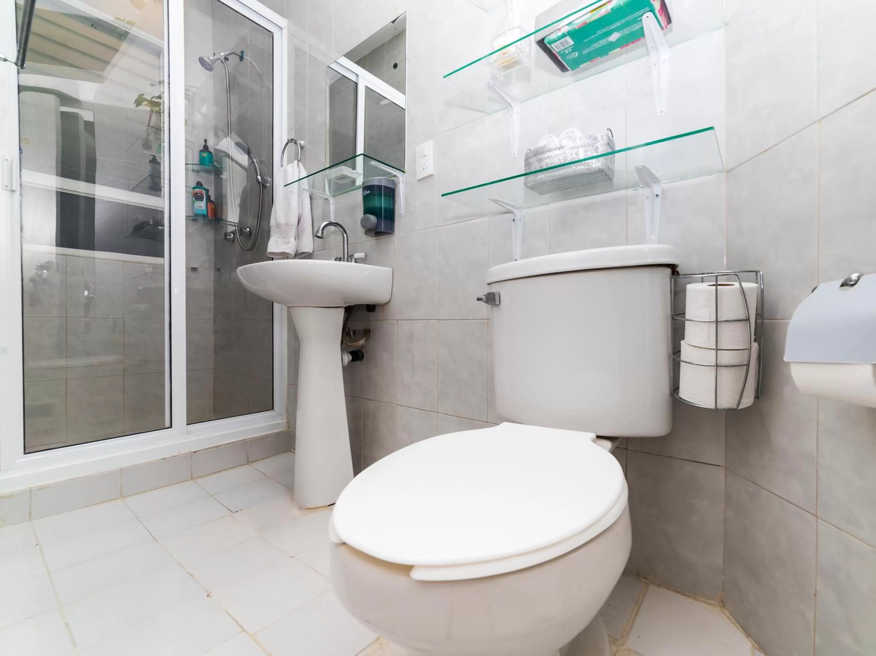 Shower in Casa Itzae B&B Polanquito Dog Friendly