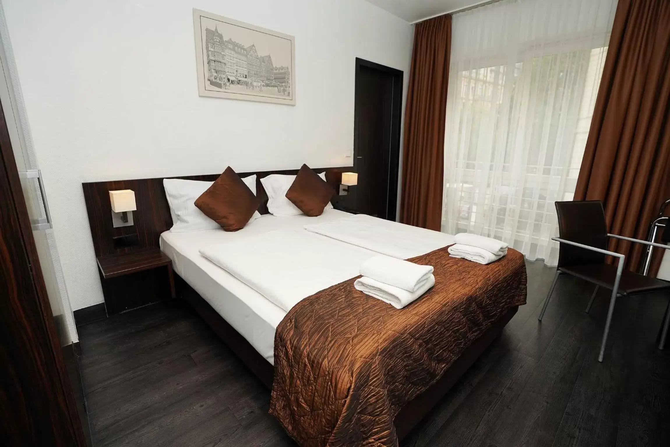 Bed in The Atrium Hotel Bed in The Atrium Hotel