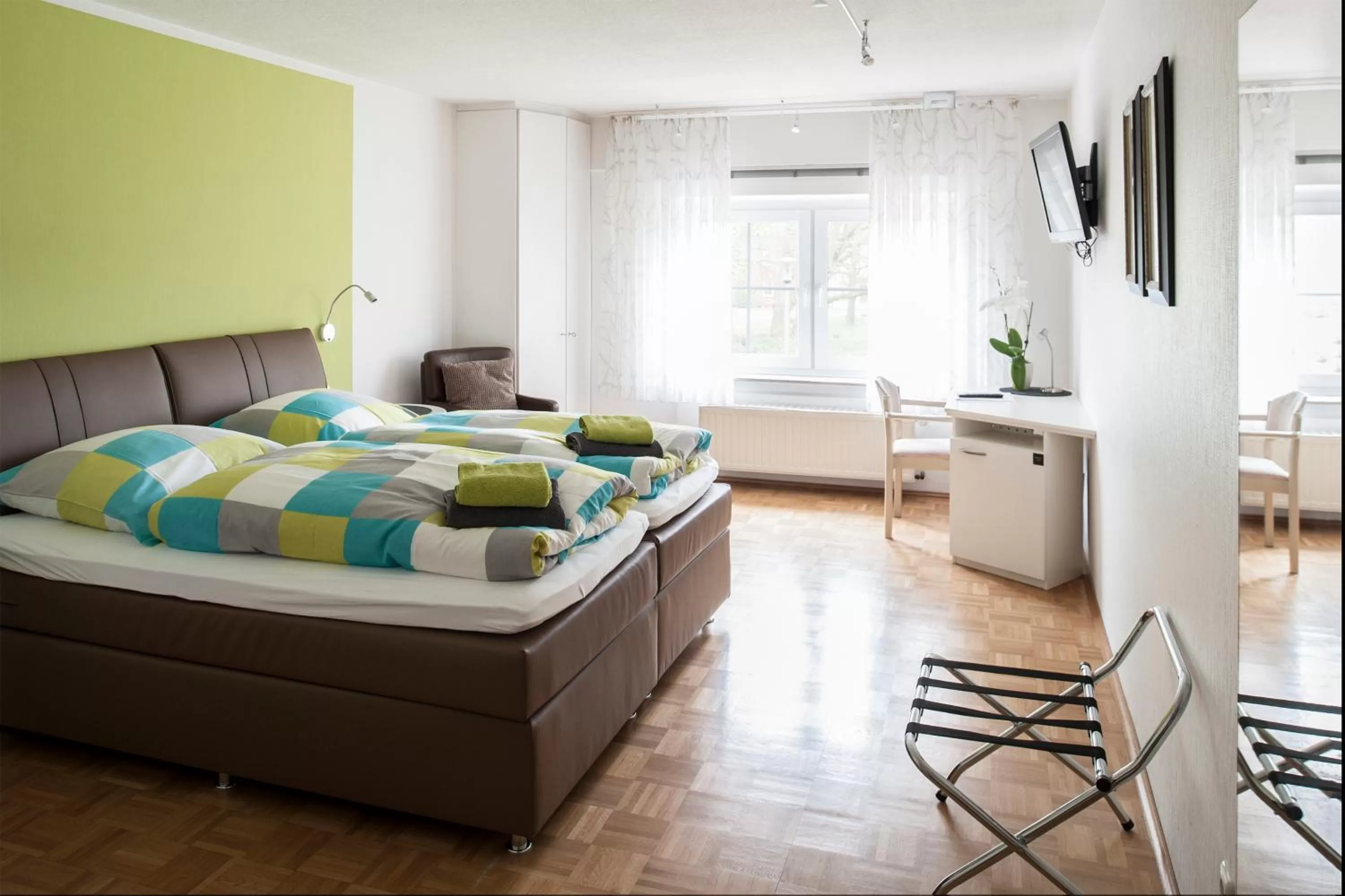 Bed in Schwanenhof Hotel und Restaurant