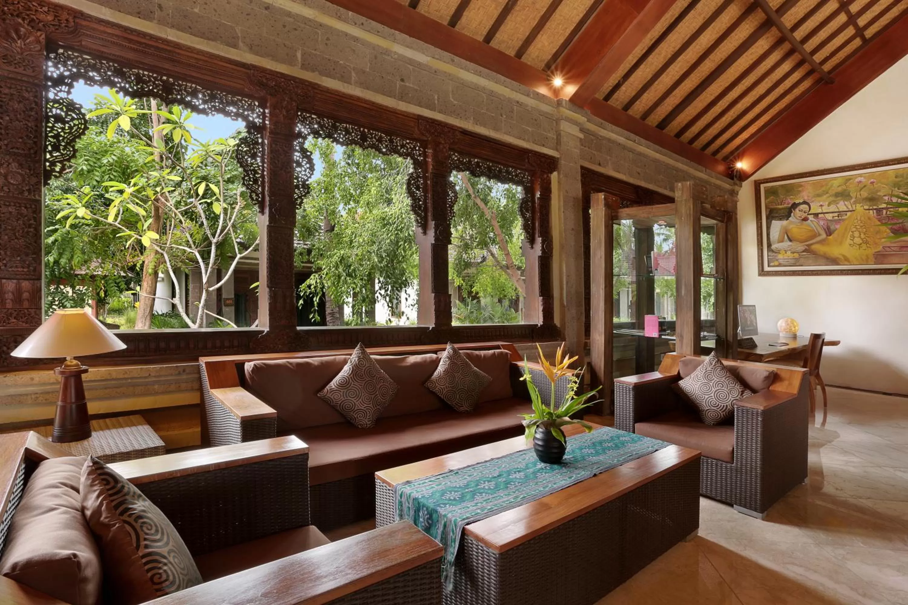 Lobby or reception in Ombak Sunset