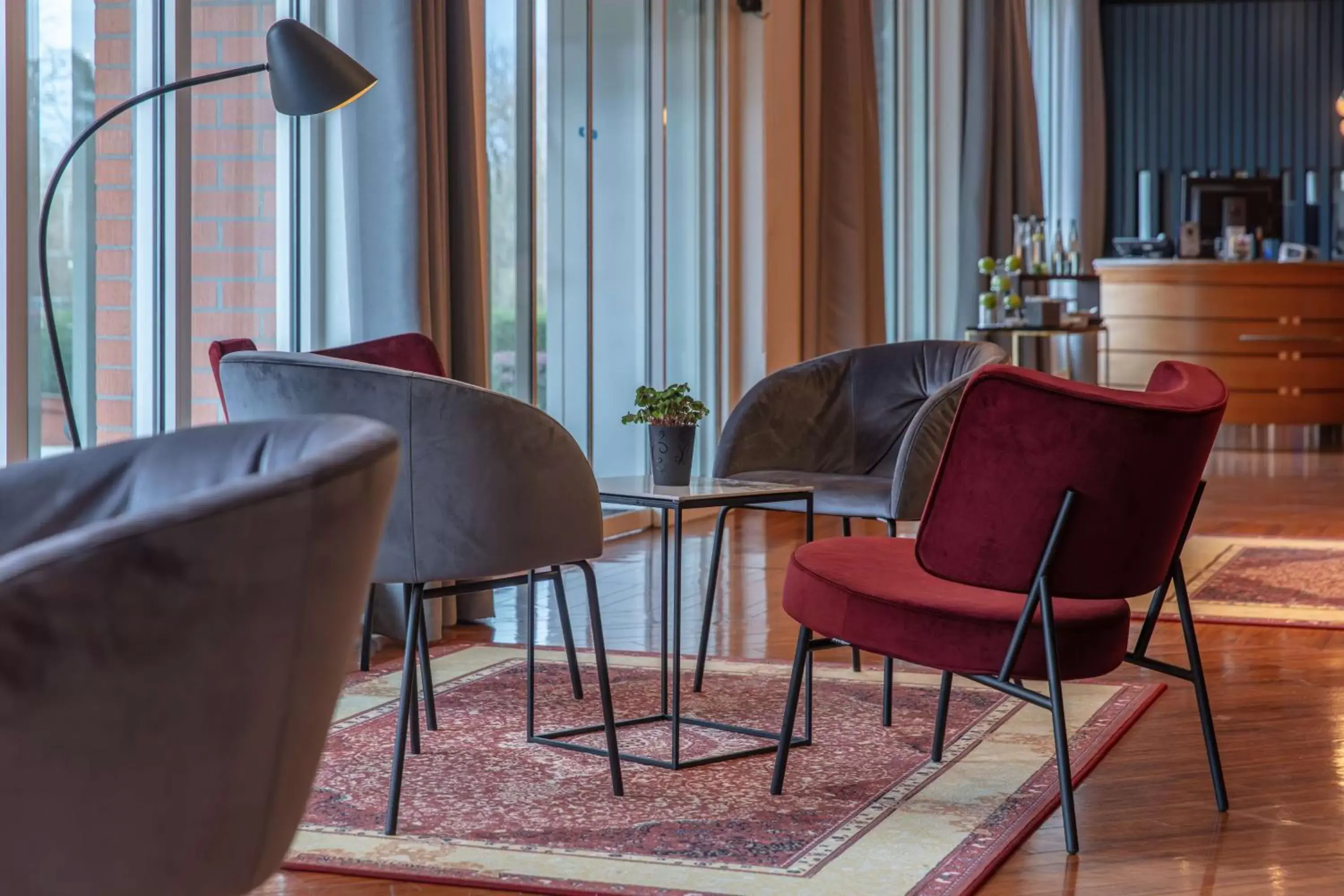 Lobby or reception, Seating Area in Radisson Blu Hotel Karlsruhe