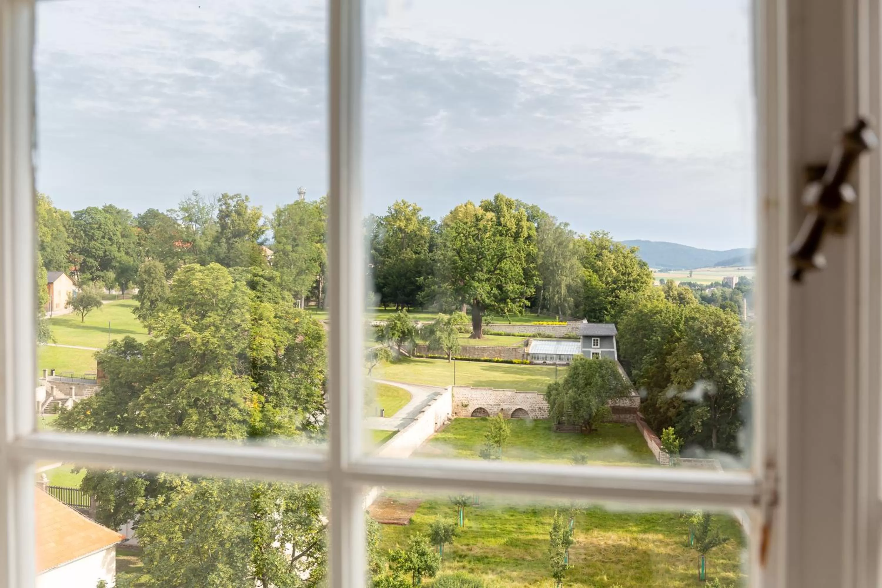 Garden in Dům Hostů Klášter Broumov