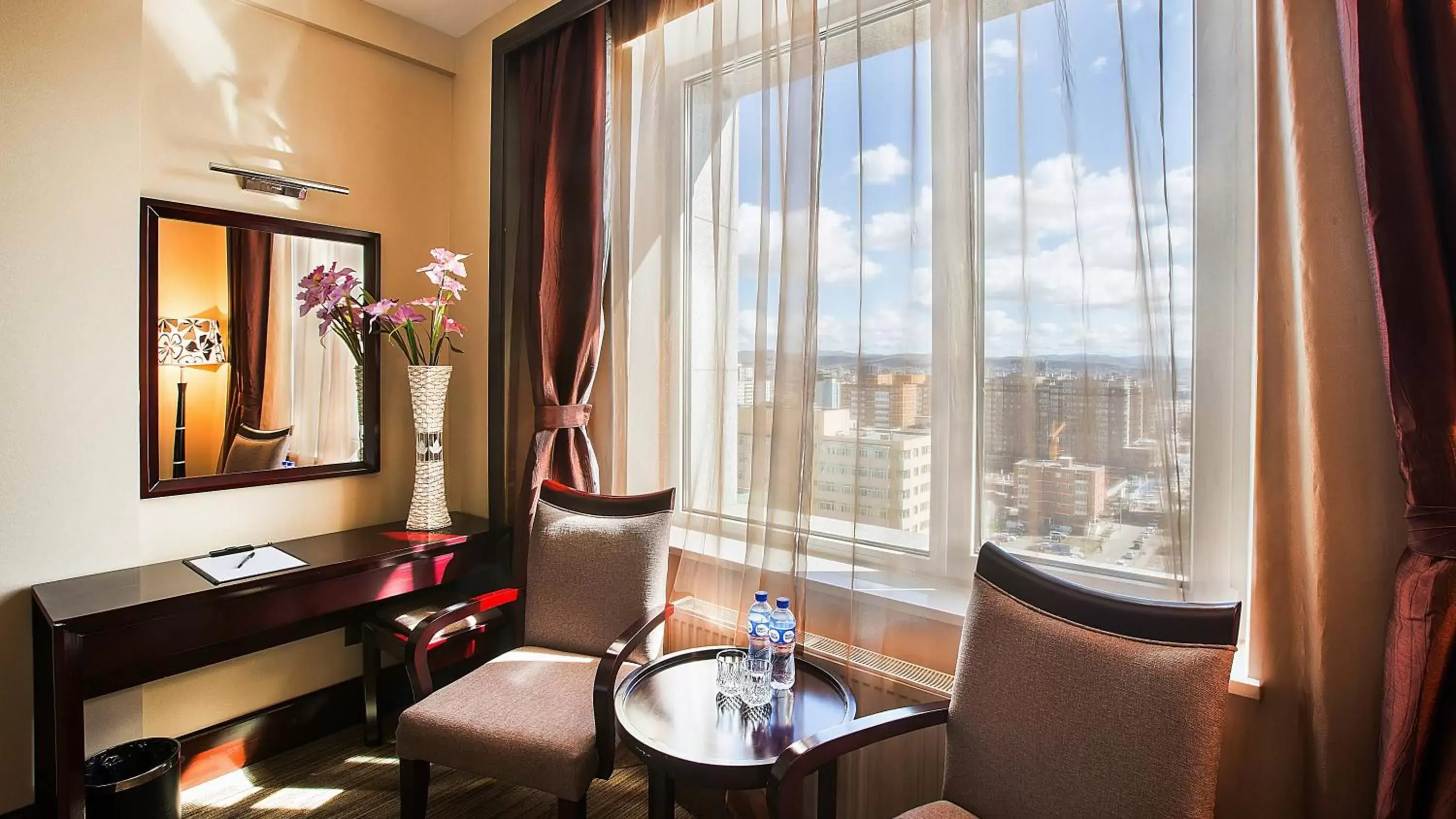 City view in Grand Hill Hotel Ulaanbaatar City view in Grand Hill Hotel Ulaanbaatar