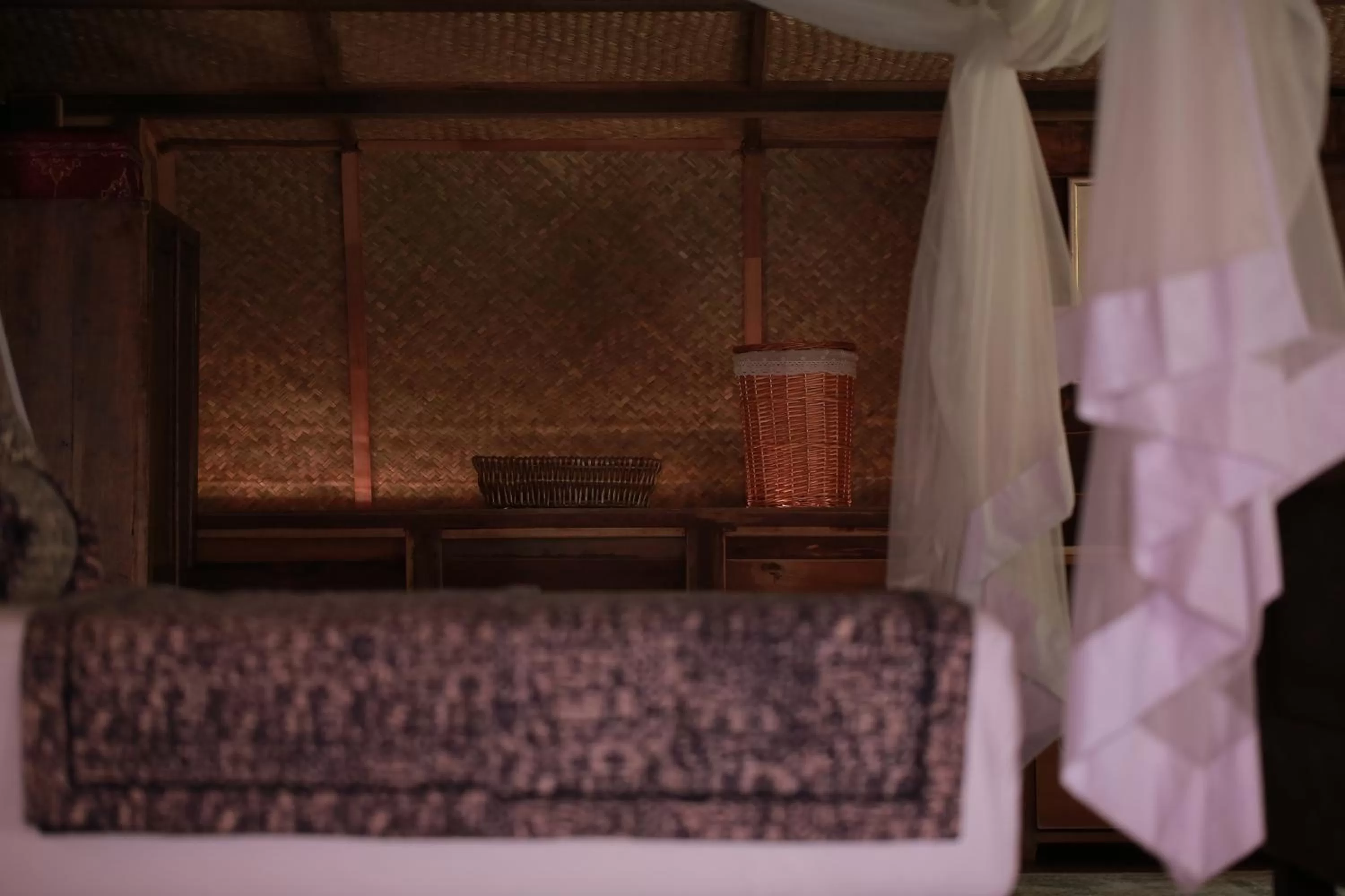 Bed in Kunang Kunang Heritage Villas