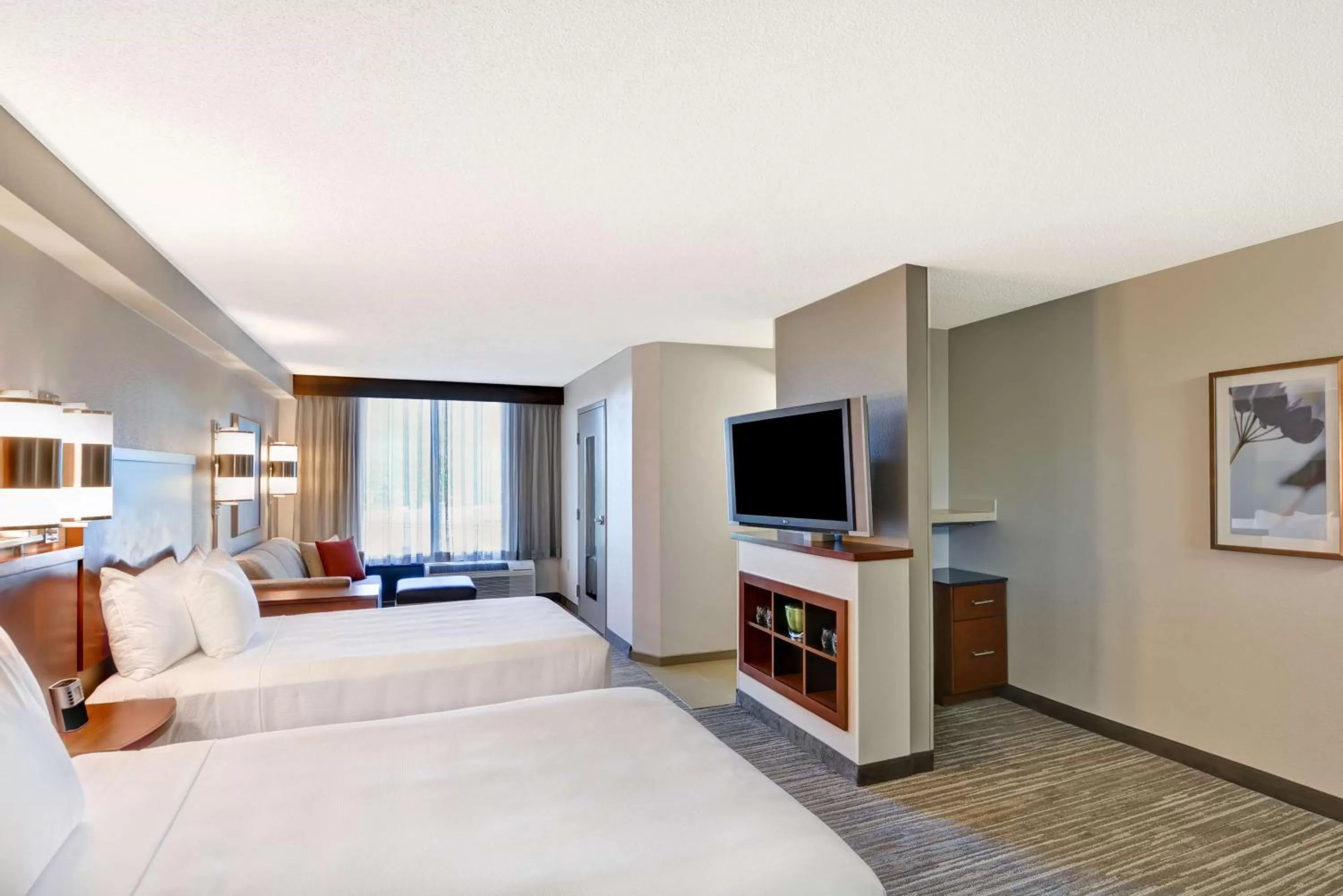 Photo of the whole room, Bed in Hyatt Place Memphis Wolfchase