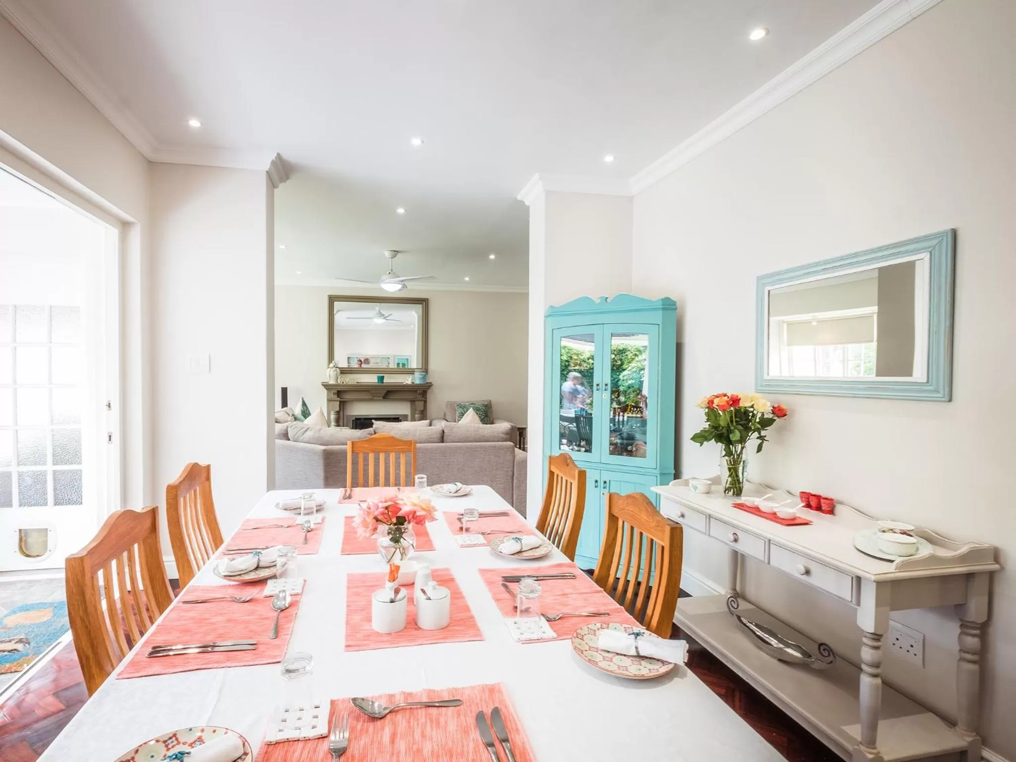 Dining area in On the Bay