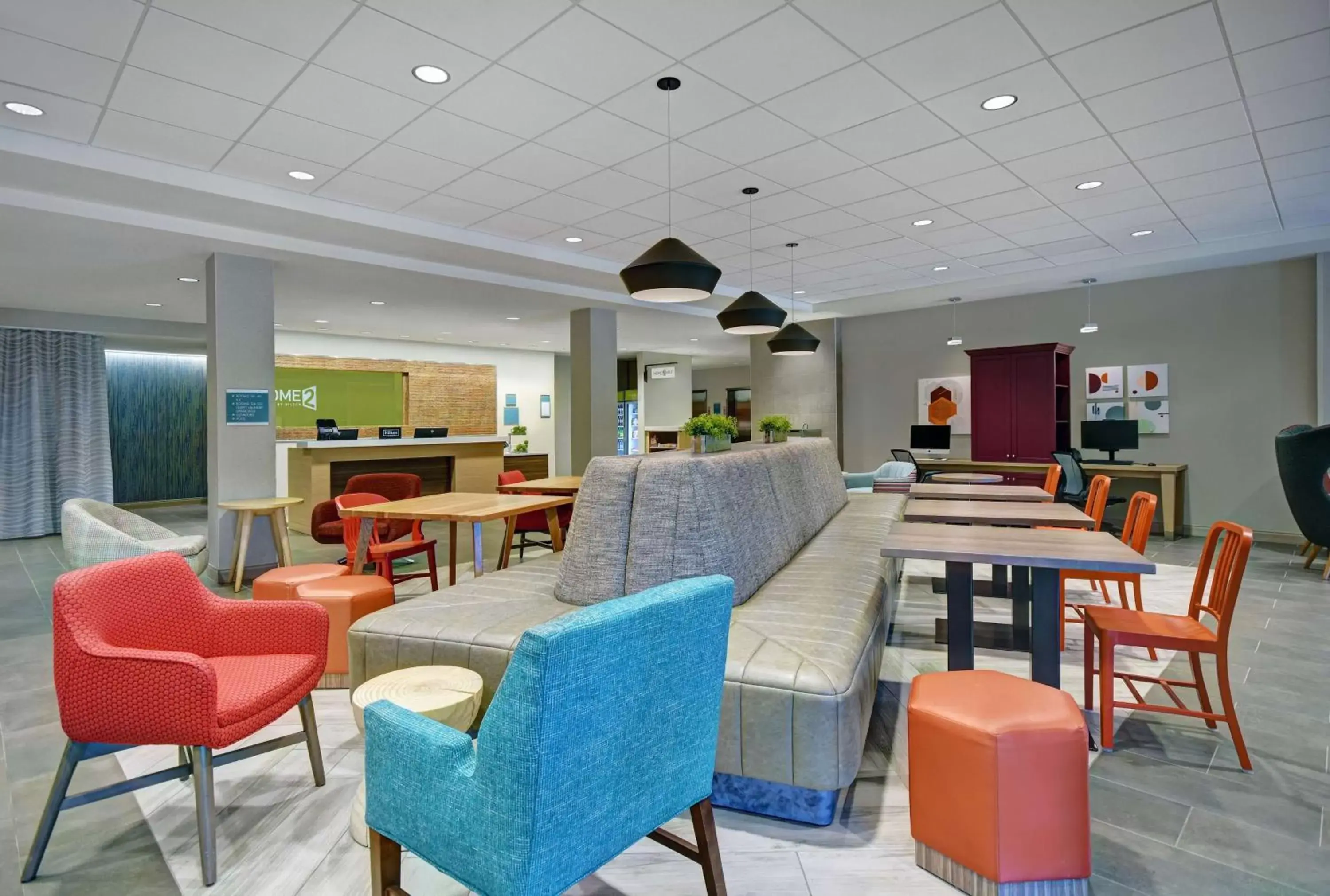 Lobby or reception, Restaurant/Places to Eat in Home2 Suites by Hilton Blacksburg University