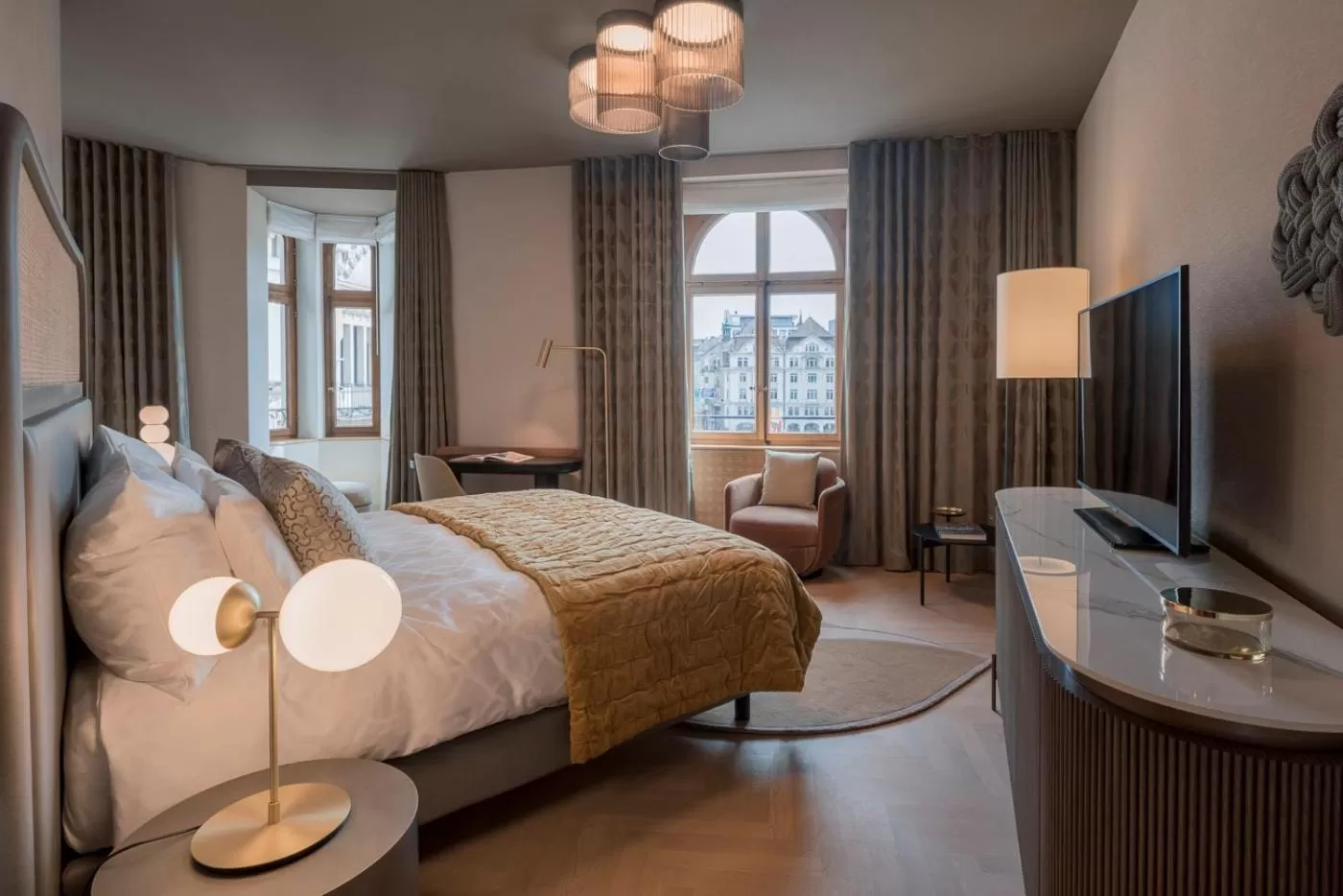 Bedroom, Bed in Hotel Märthof Basel