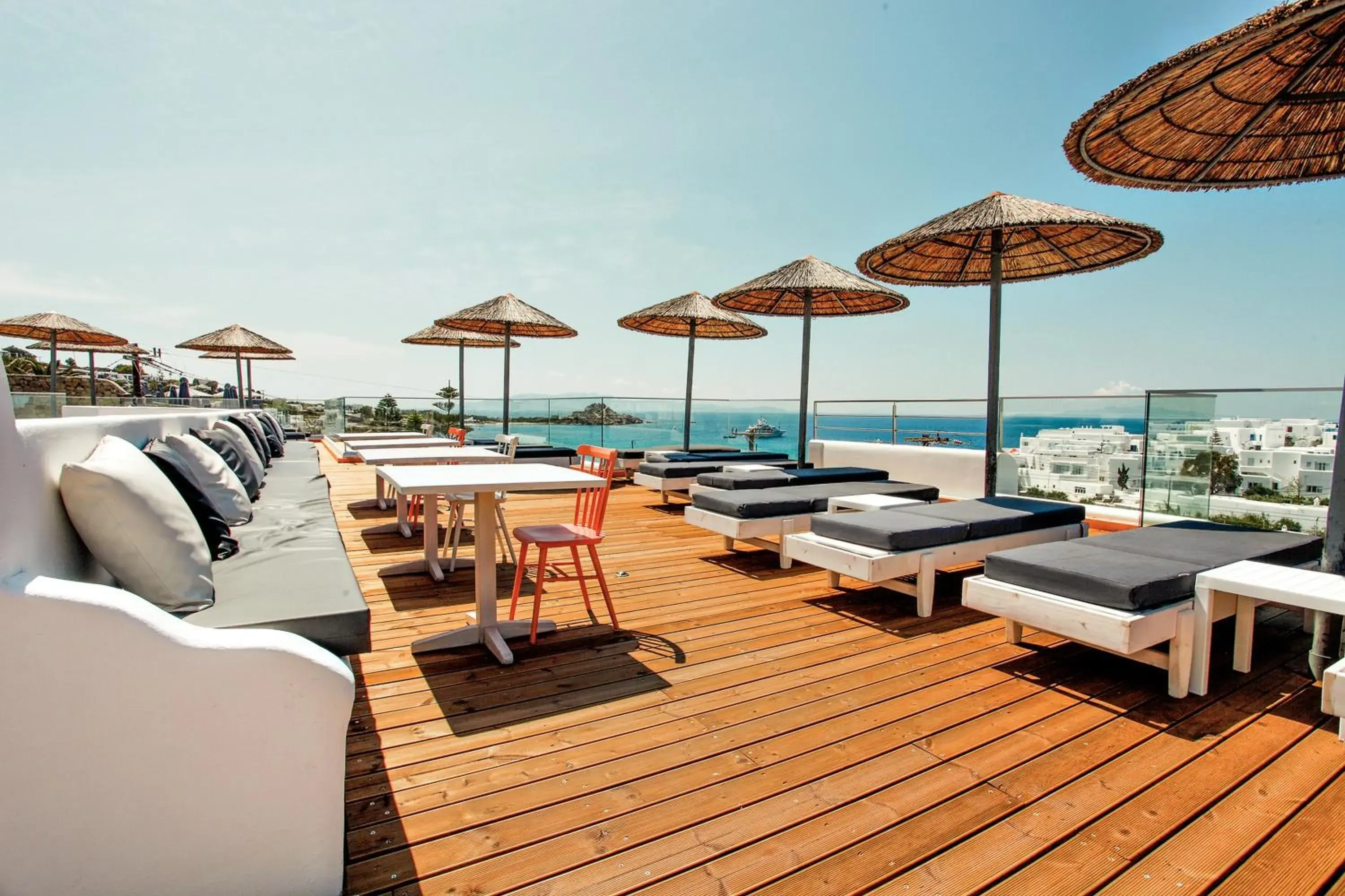 Balcony/Terrace in The George Hotel Mykonos