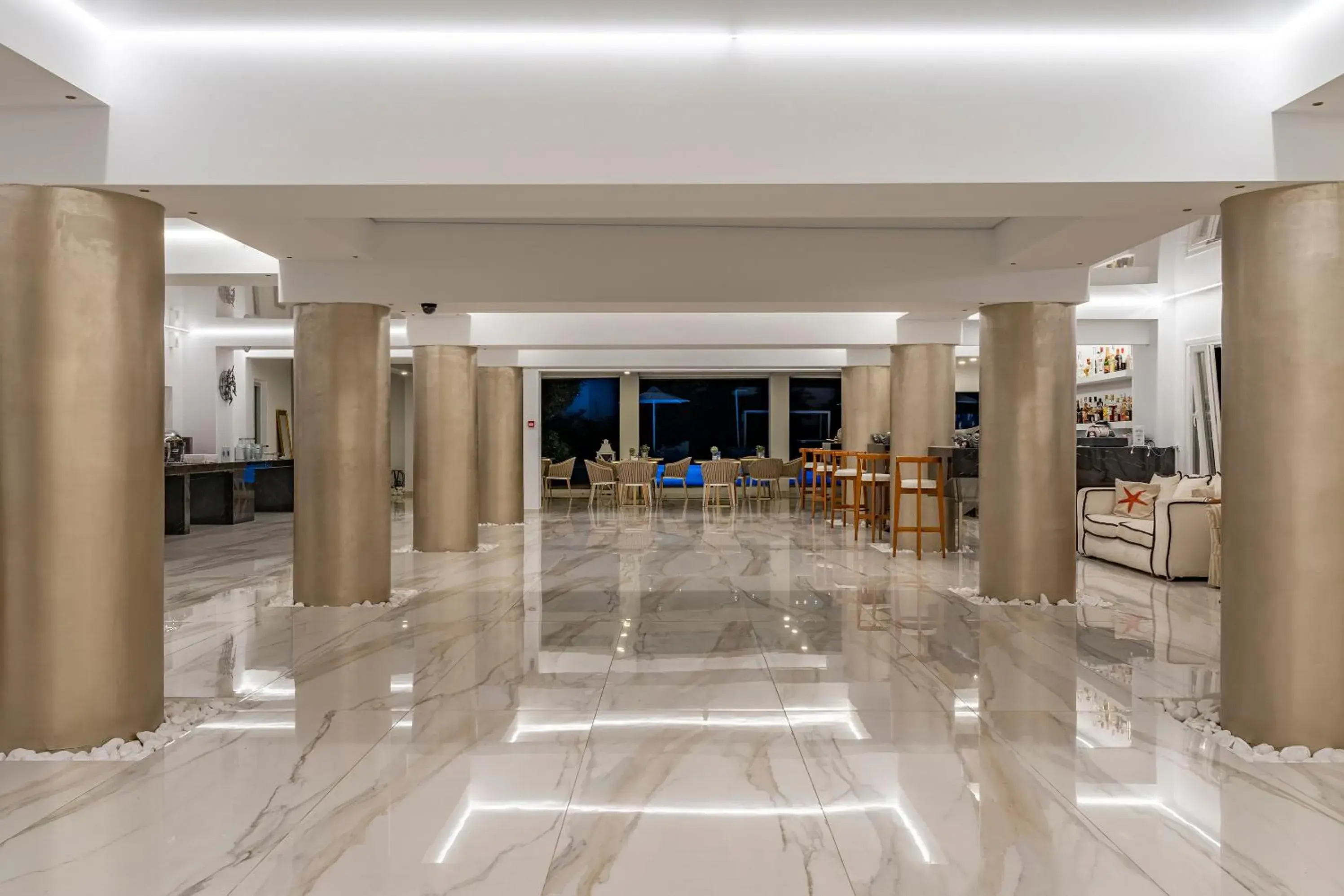 Property building, Lobby/Reception in Dionysos Hotel