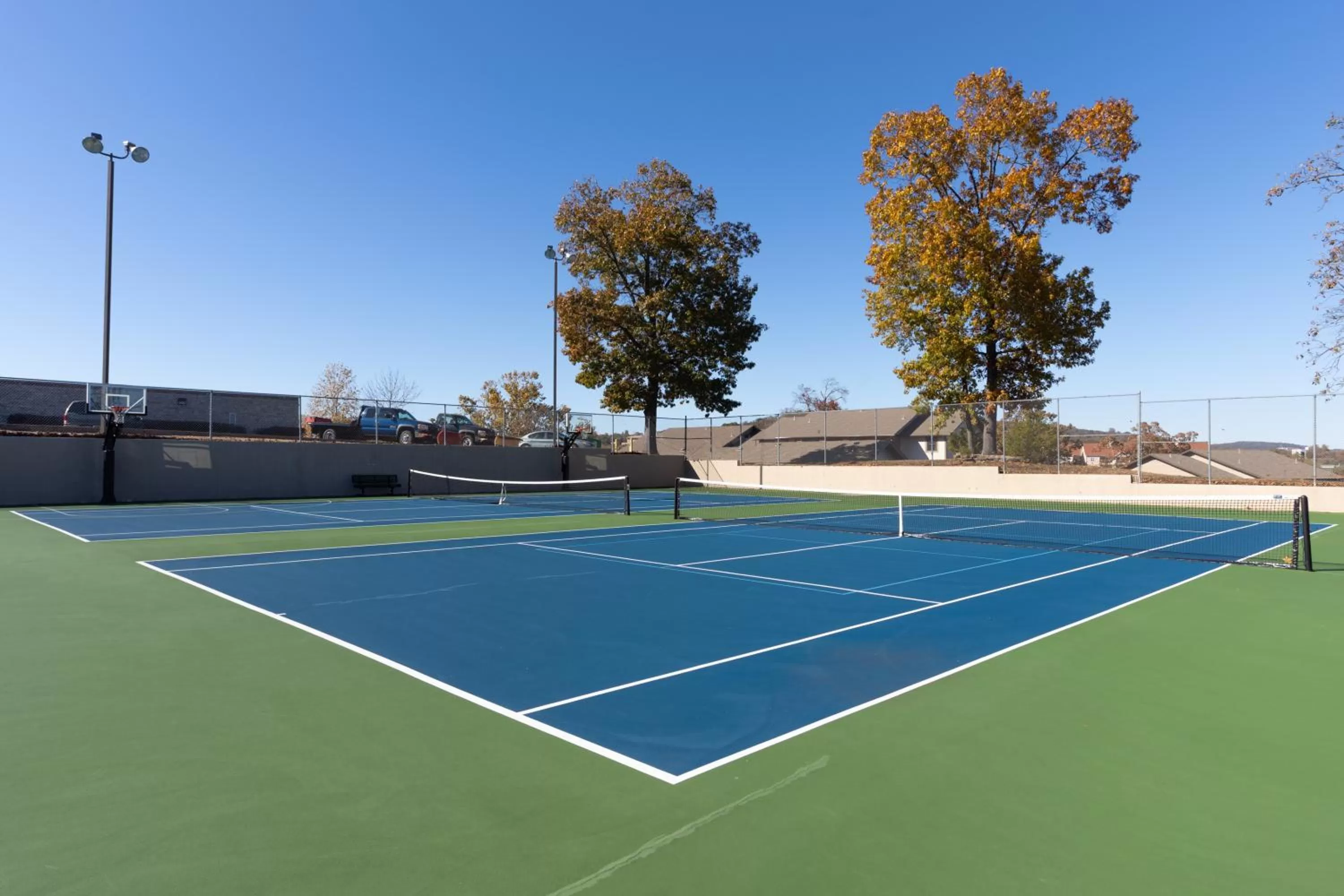 Tennis court in Pointe Royale Golf Resort