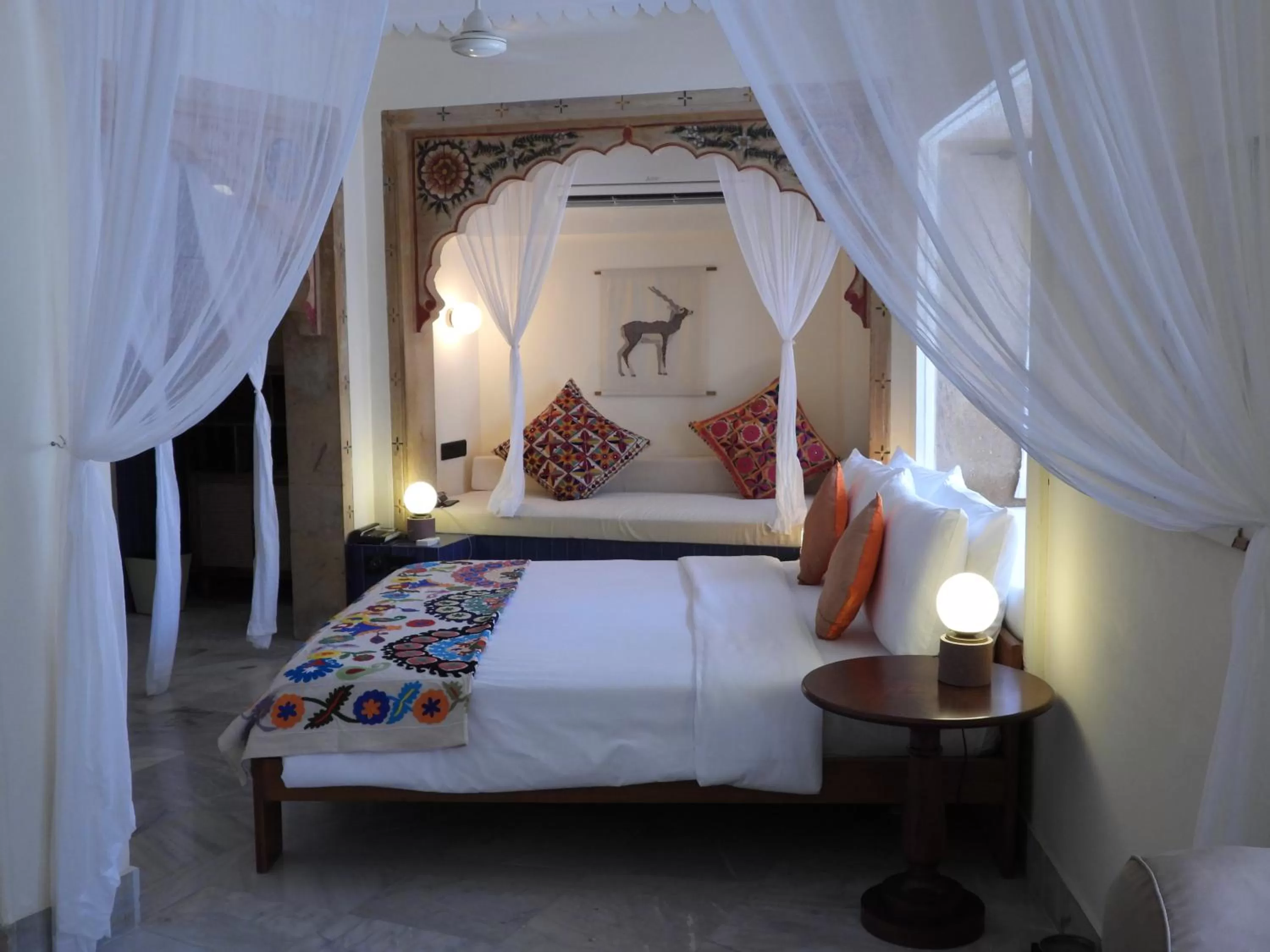 Bed in The Stepwell Hotel