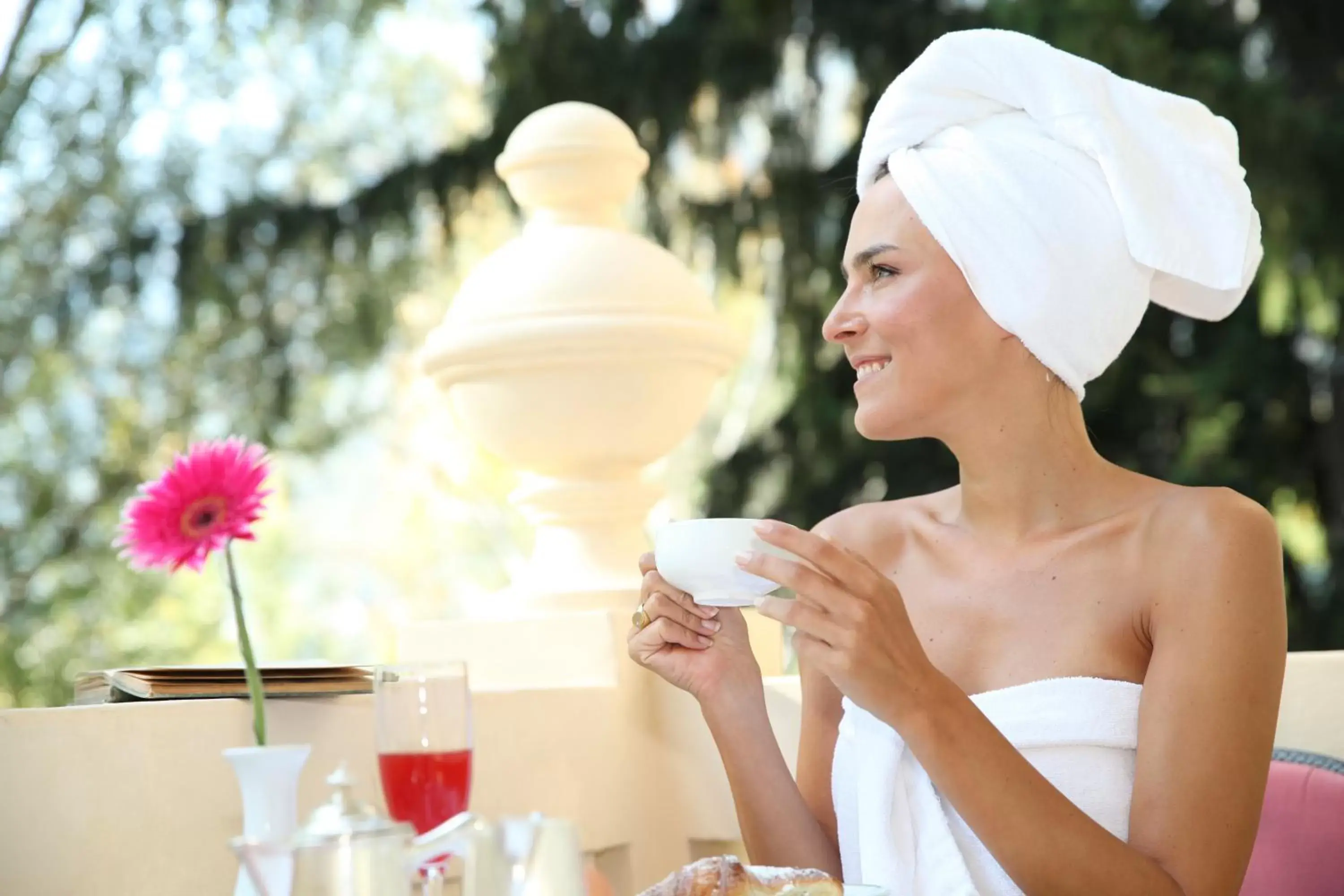 Garden view in Hotel Villa Westend Garden view in Hotel Villa Westend