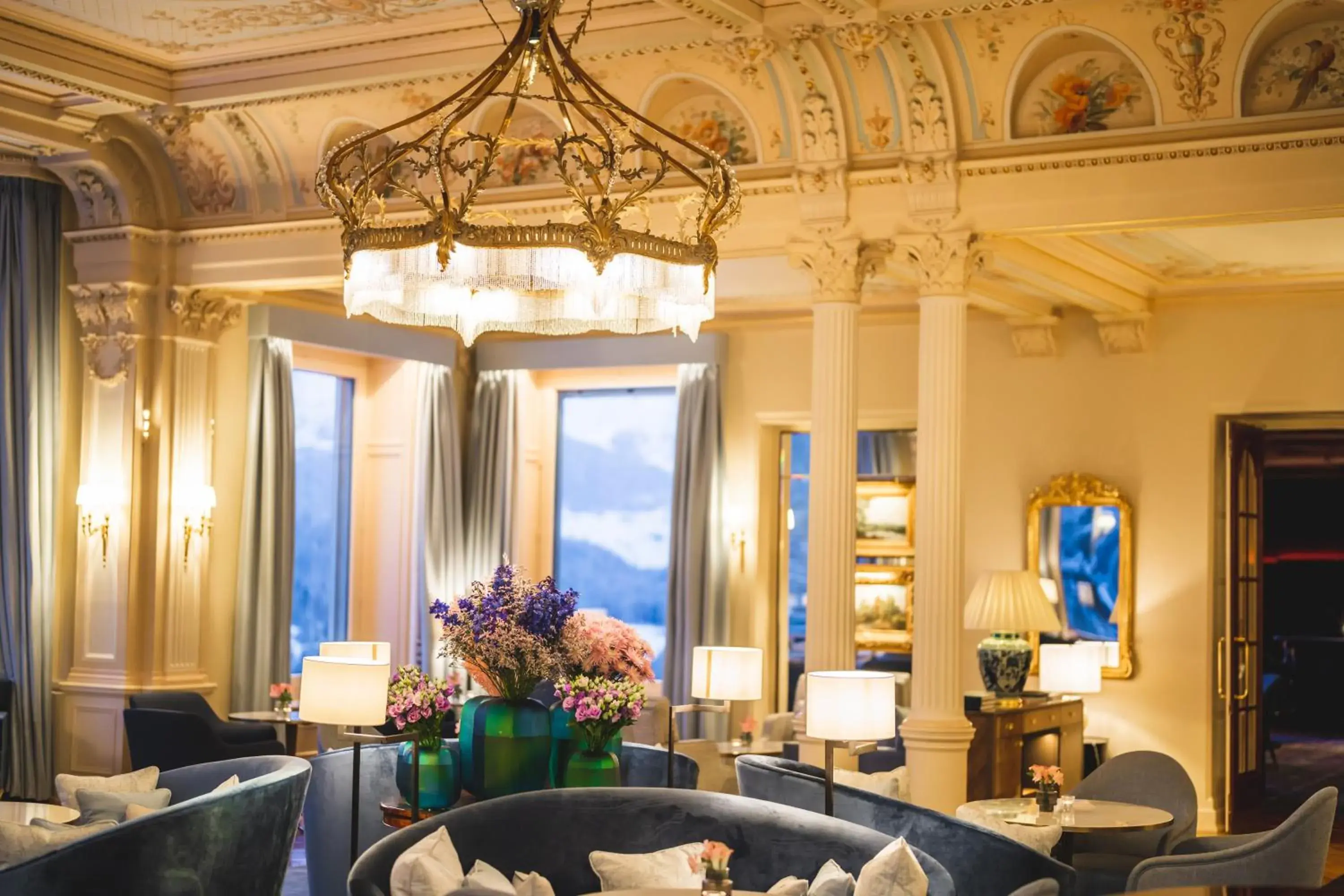 Lobby or reception in Grand Hotel Kronenhof