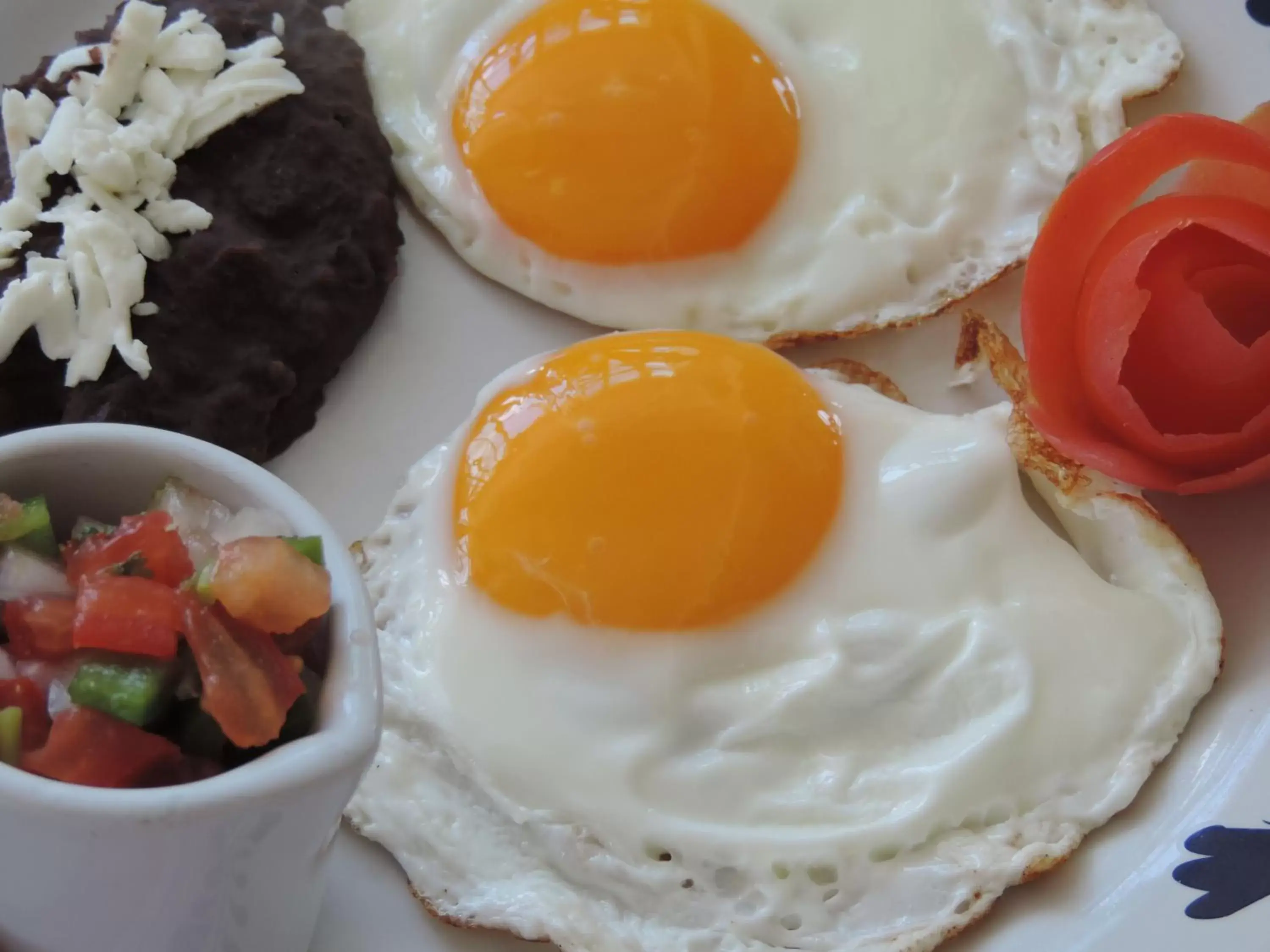 American breakfast in Hacienda Del Caribe Hotel