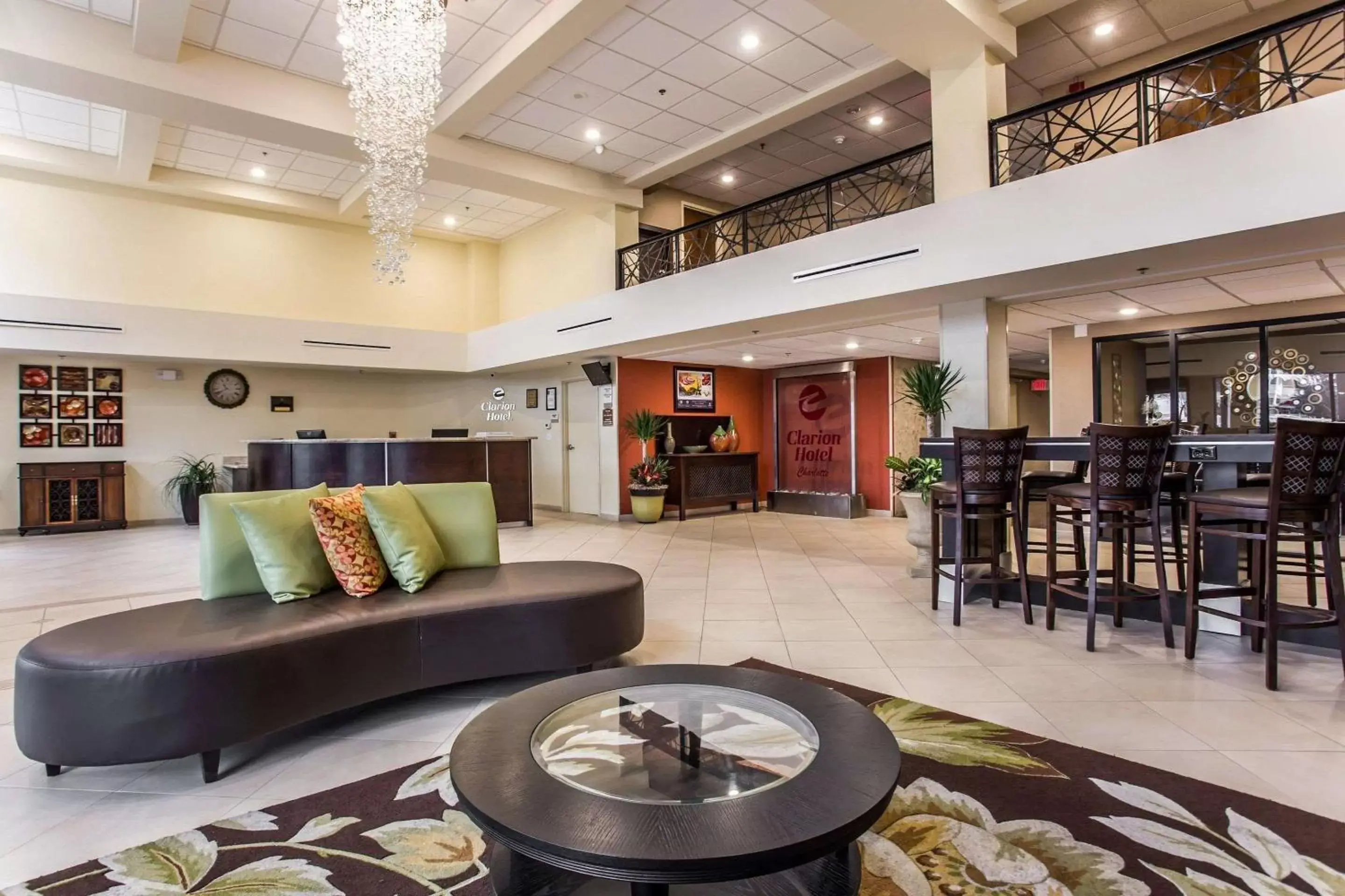 Lobby or reception in Clarion Hotel Charlotte Airport & Conference Center