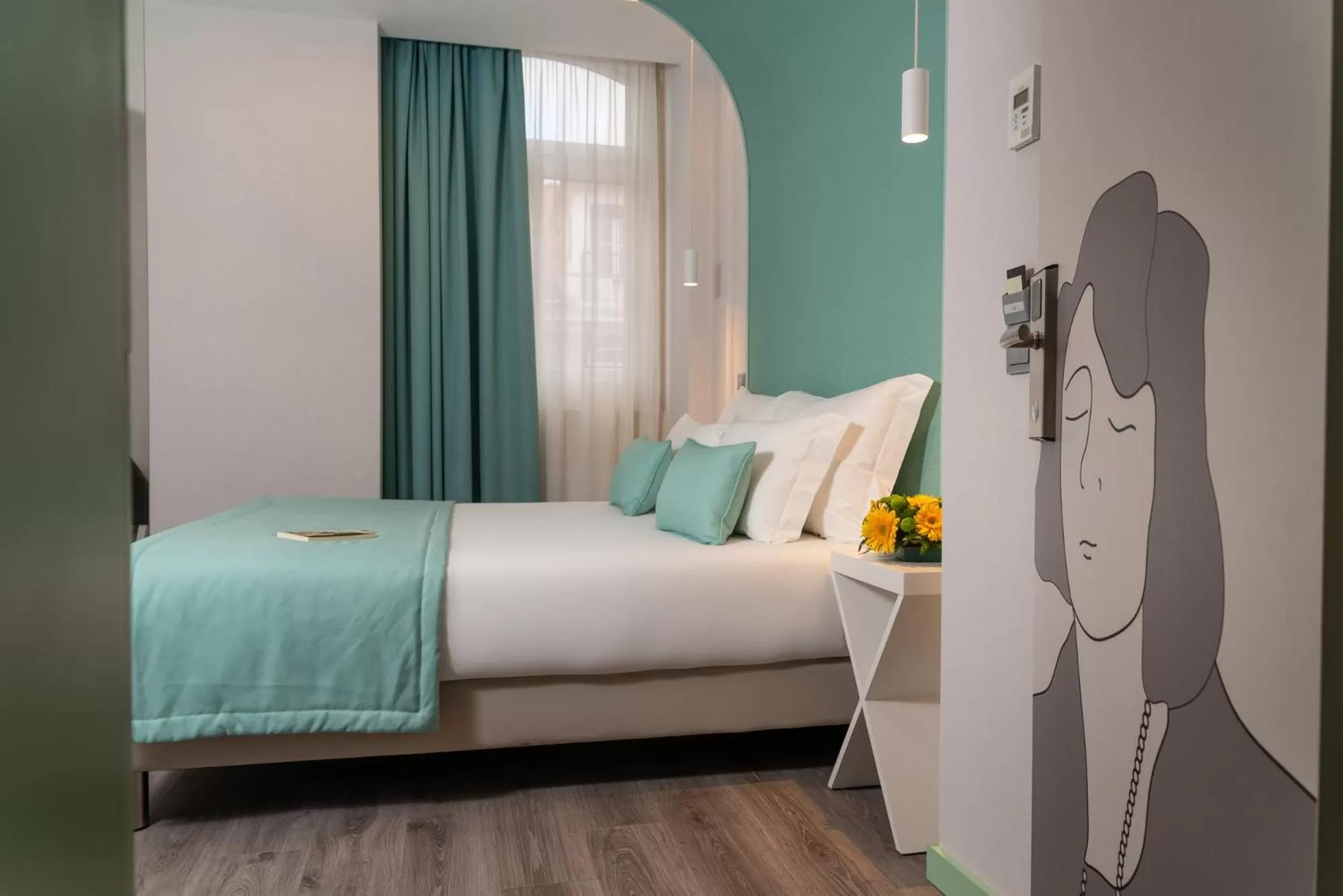 Bed in Be Poet Baixa Hotel