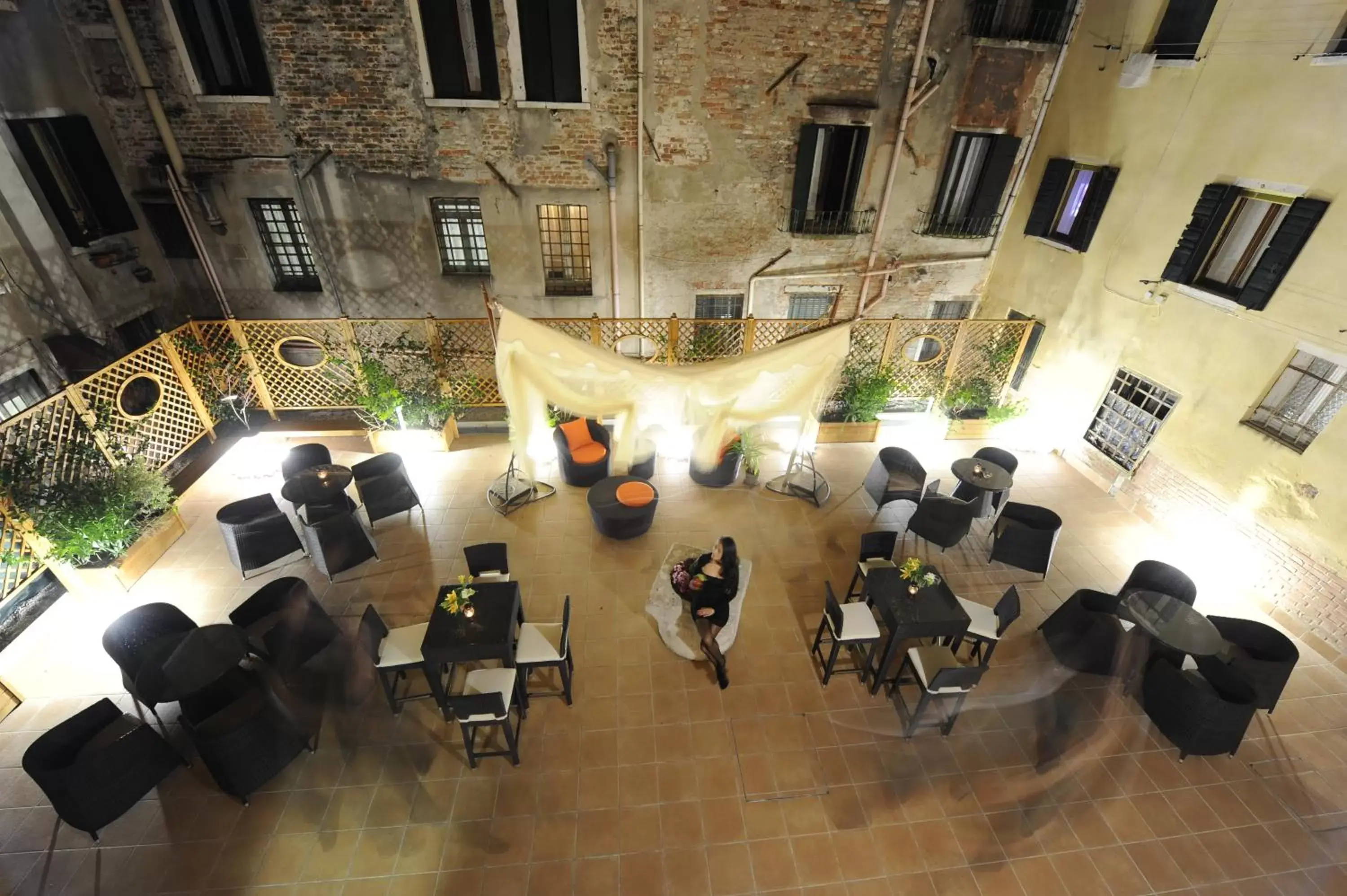 Patio in Hotel Le Isole