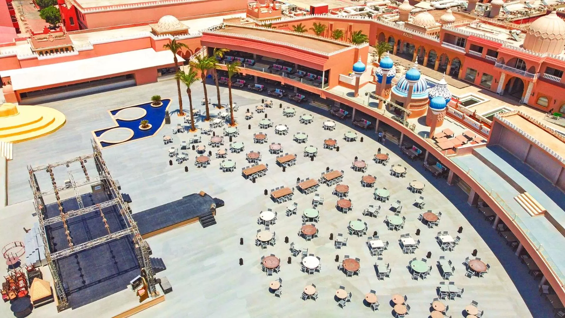 Bird's eye view in Pickalbatros Alf Leila Wa Leila Resort - Neverland Hurghada