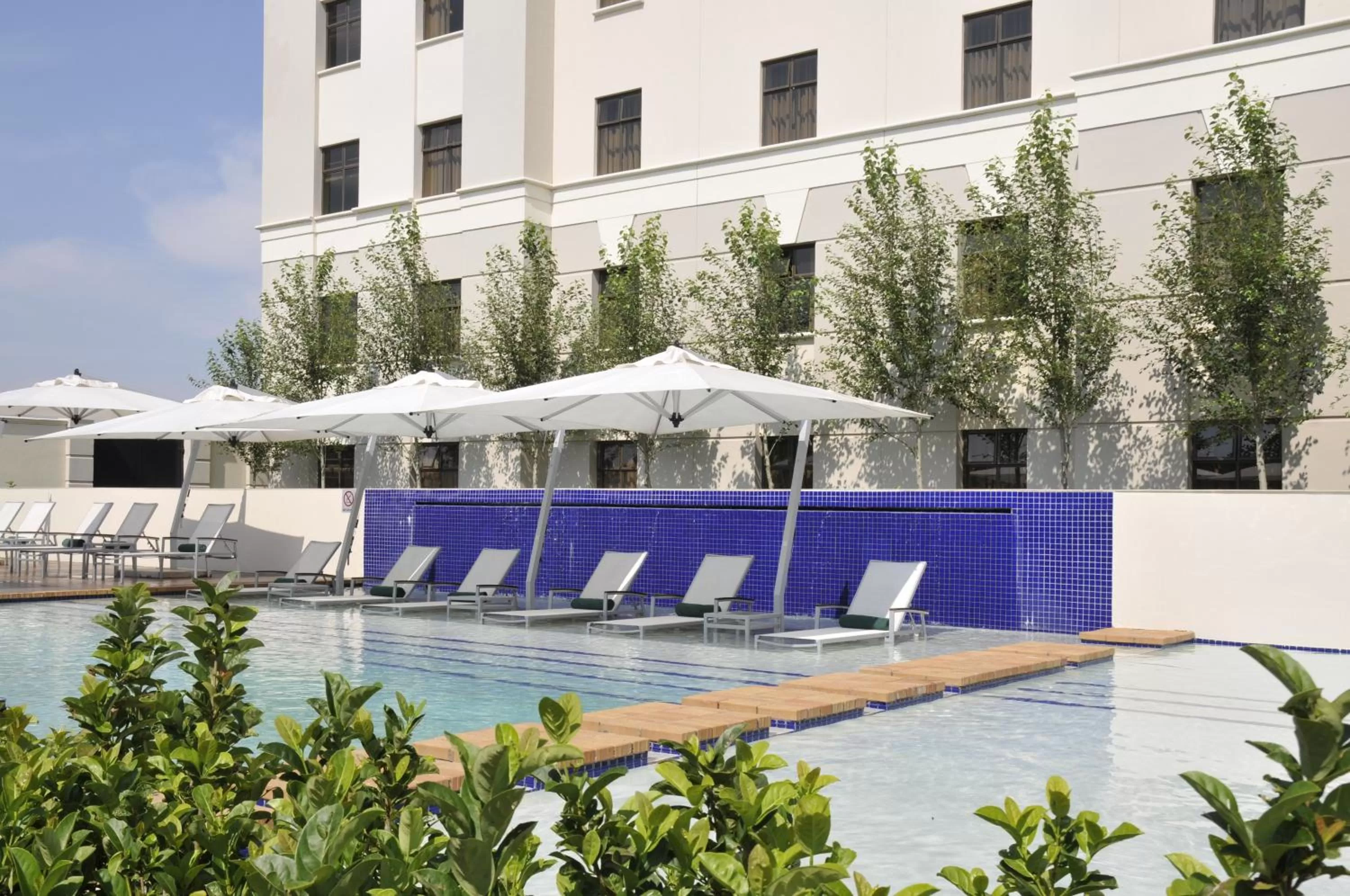 Swimming pool in Metcourt at Emperors Palace