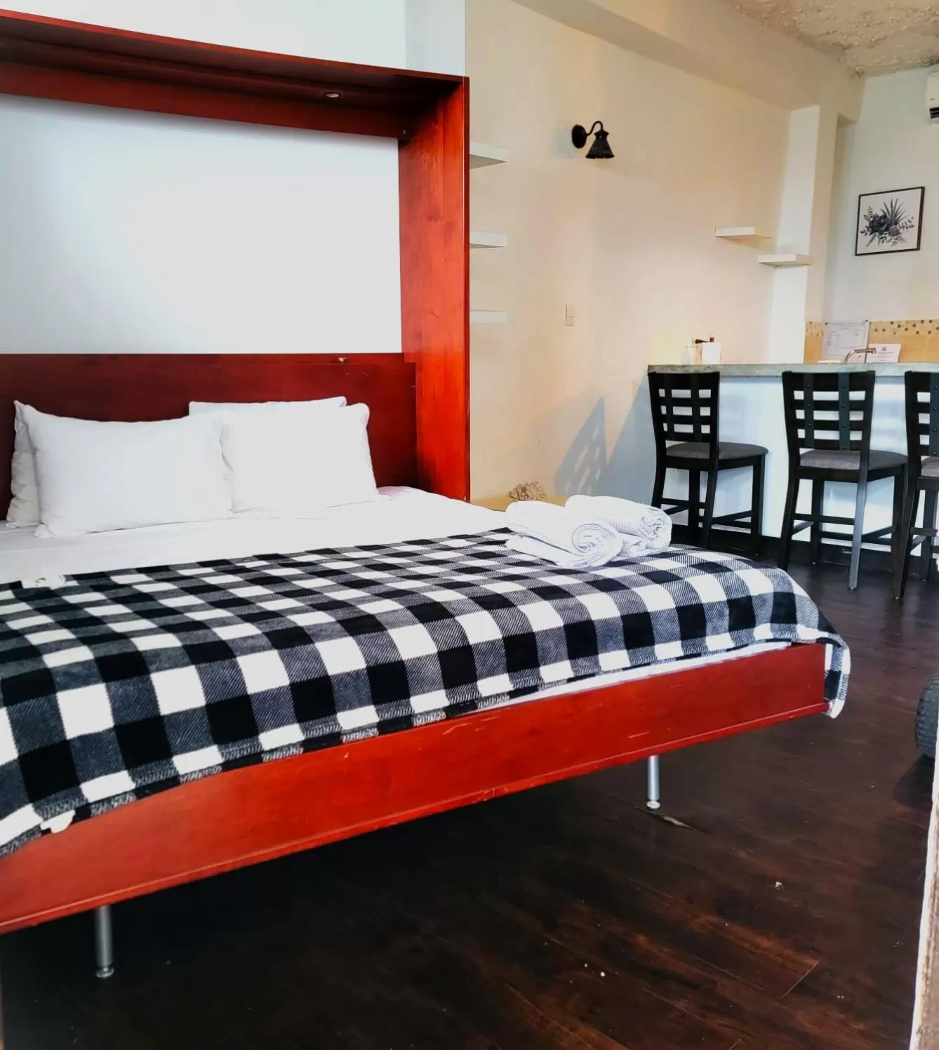 Bed in La Capitana Old San Juan Building