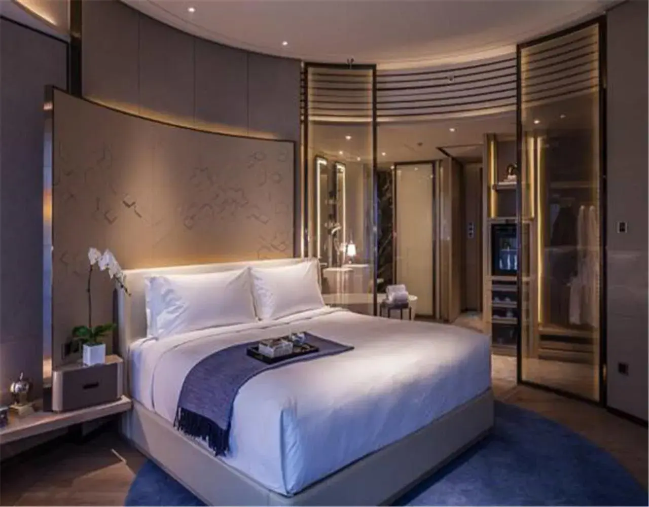 Bed in InterContinental Beijing Sanlitun, an IHG Hotel