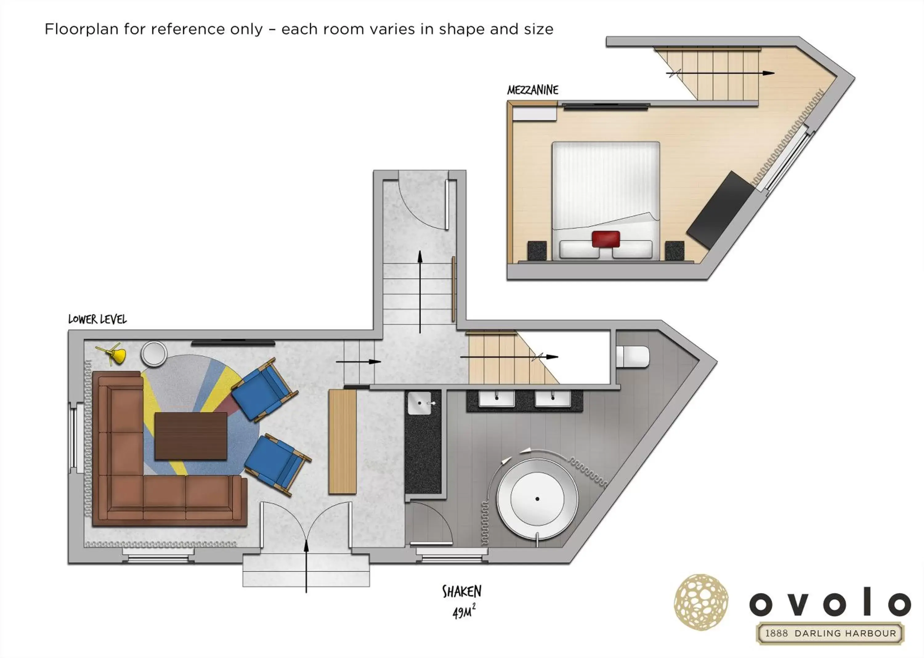 Other, Floor Plan in The Woolstore 1888 by Ovolo