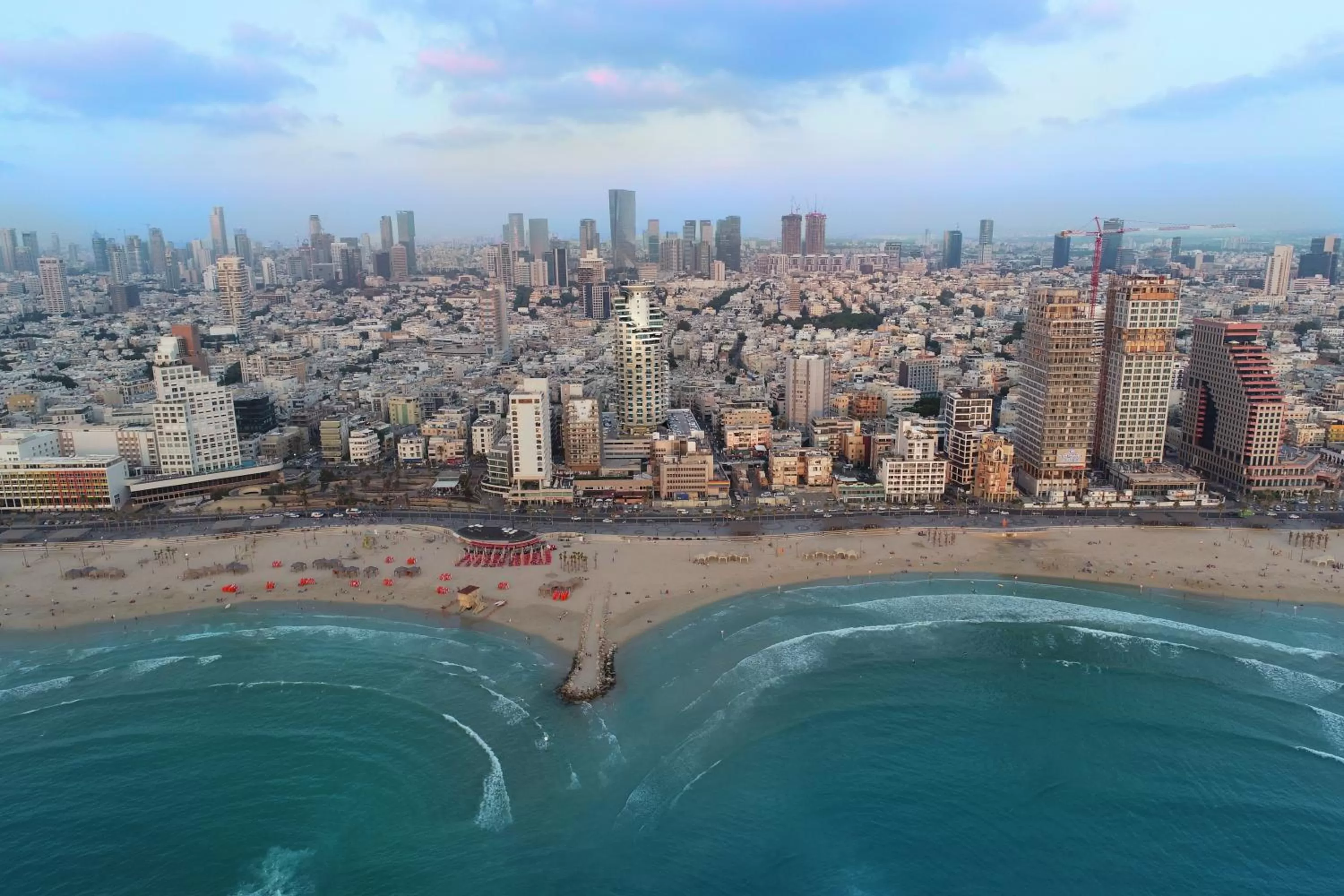 Bird's eye view in Sea Tower by Isrotel Design