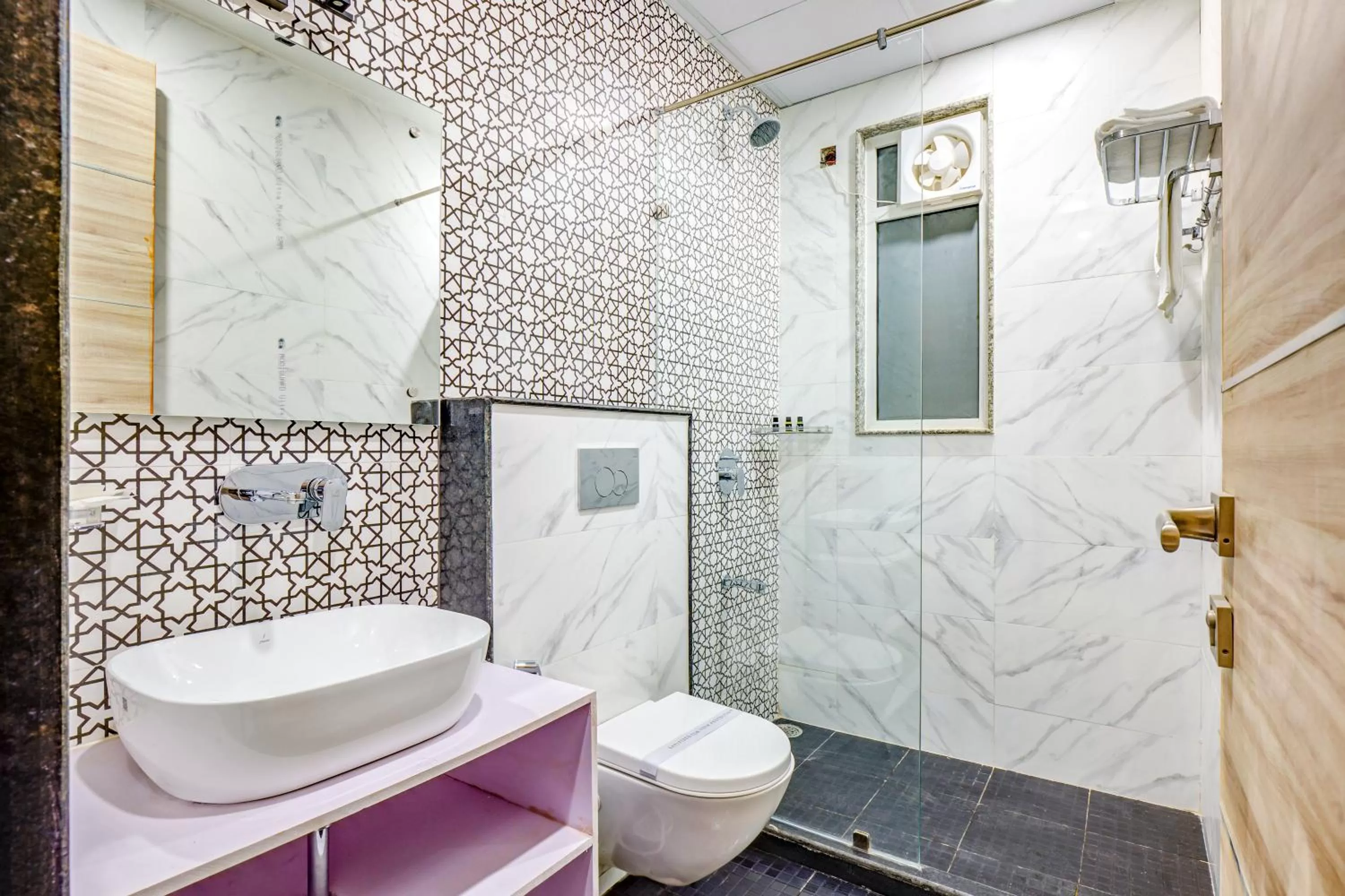 Bathroom in FabHotel The White Moon