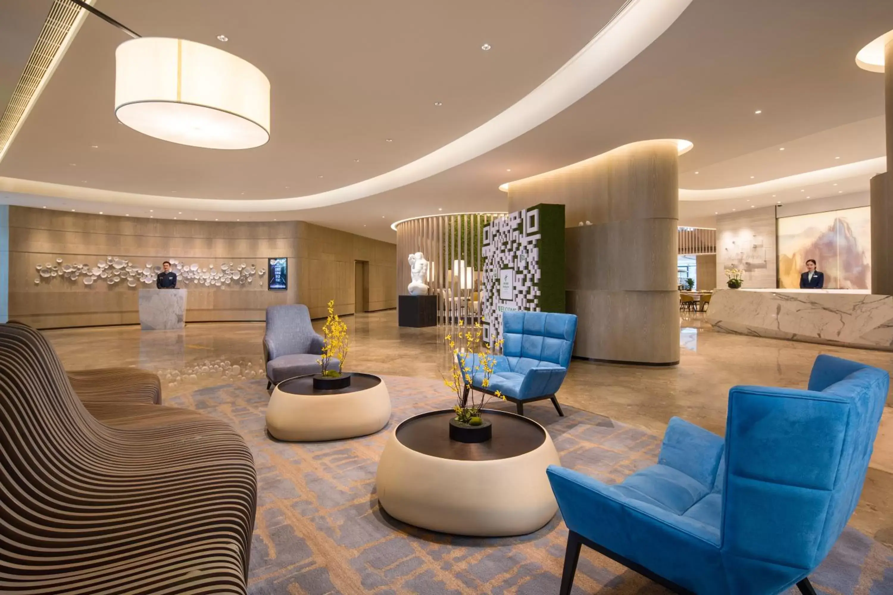 Property building, Lobby/Reception in Holiday Inn - Nanjing South Station, an IHG Hotel