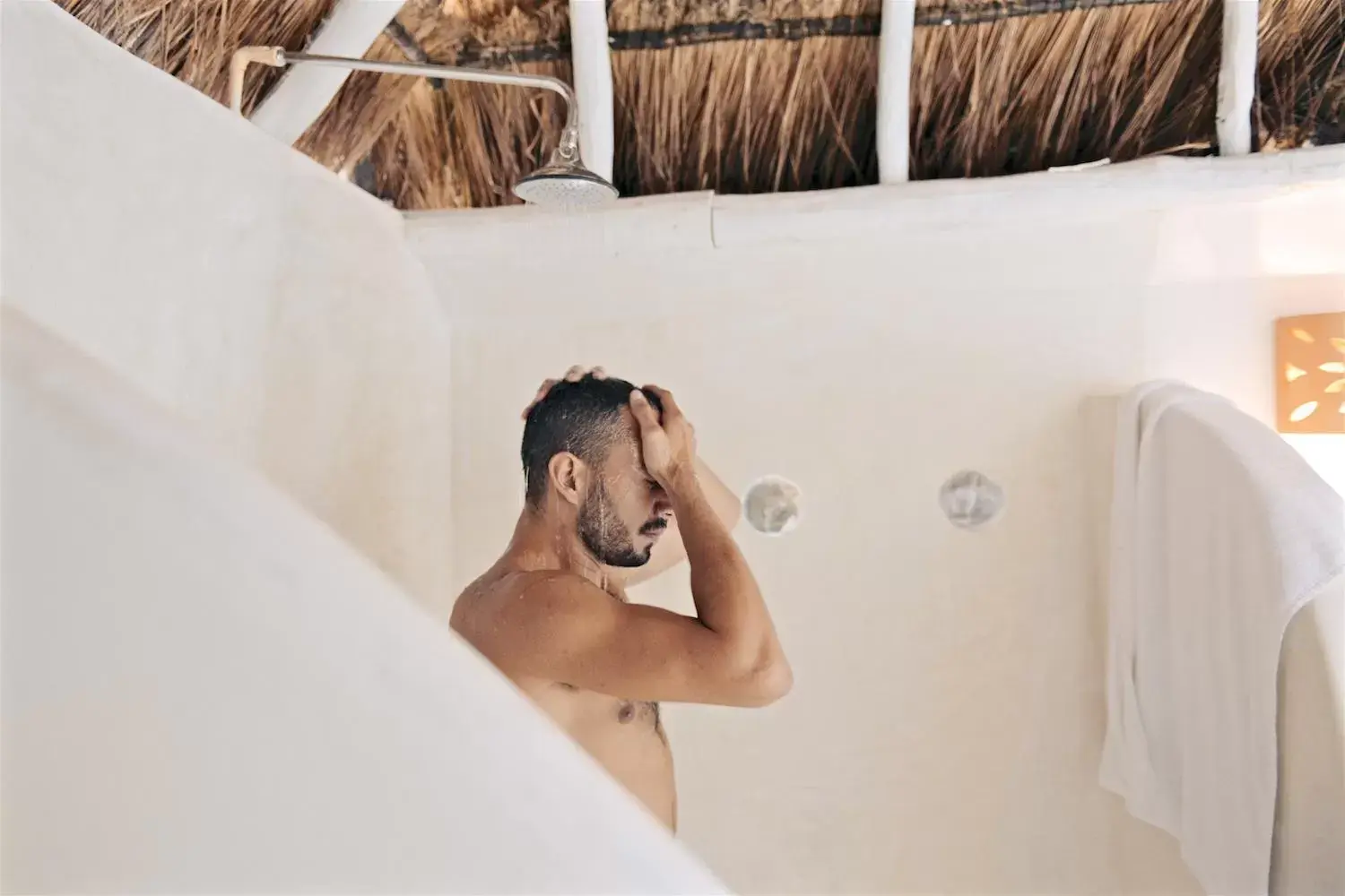 Bathroom in Coco Tulum Beach Club Hotel