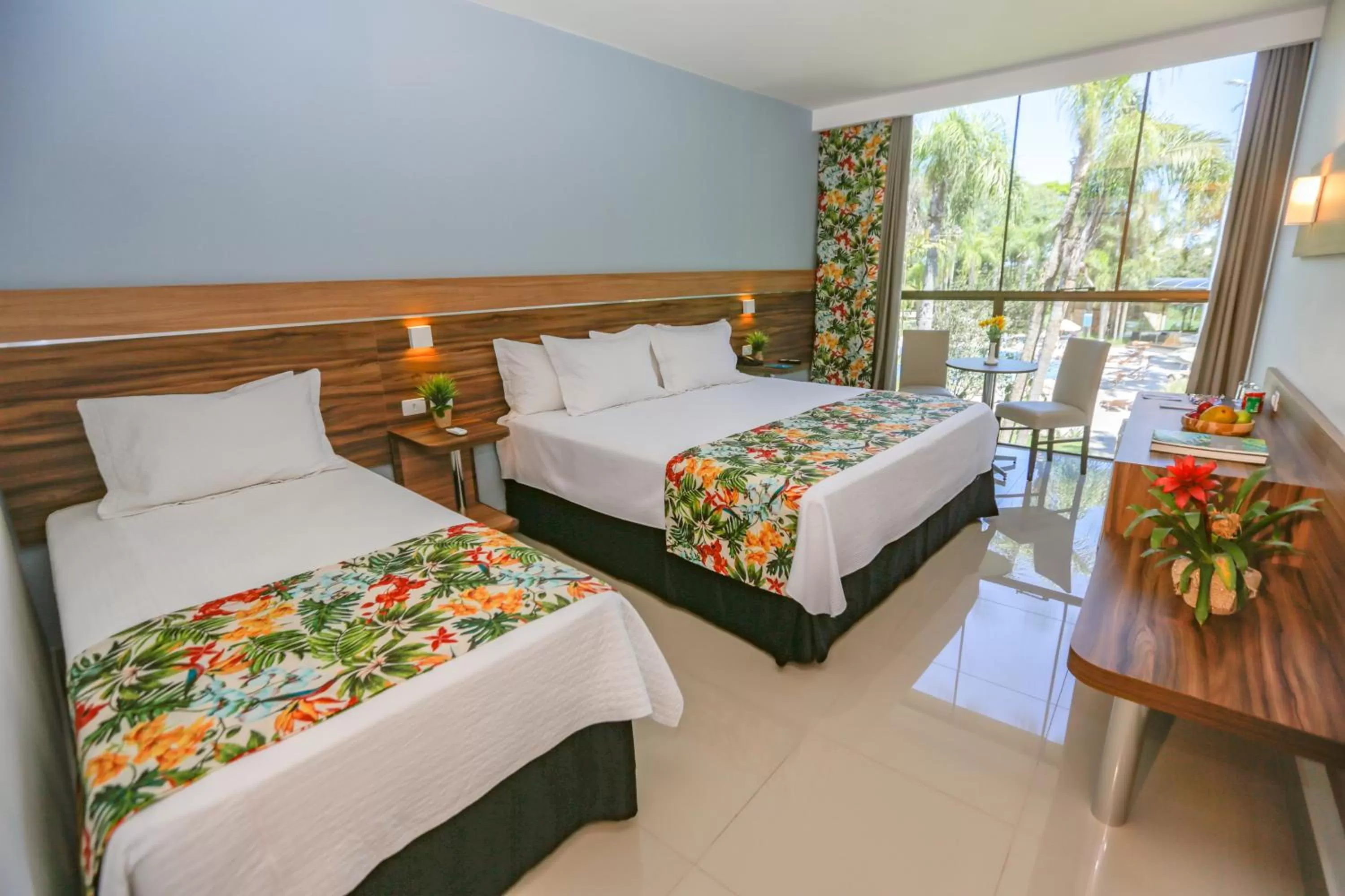 Bed in Vivaz Cataratas Hotel Resort