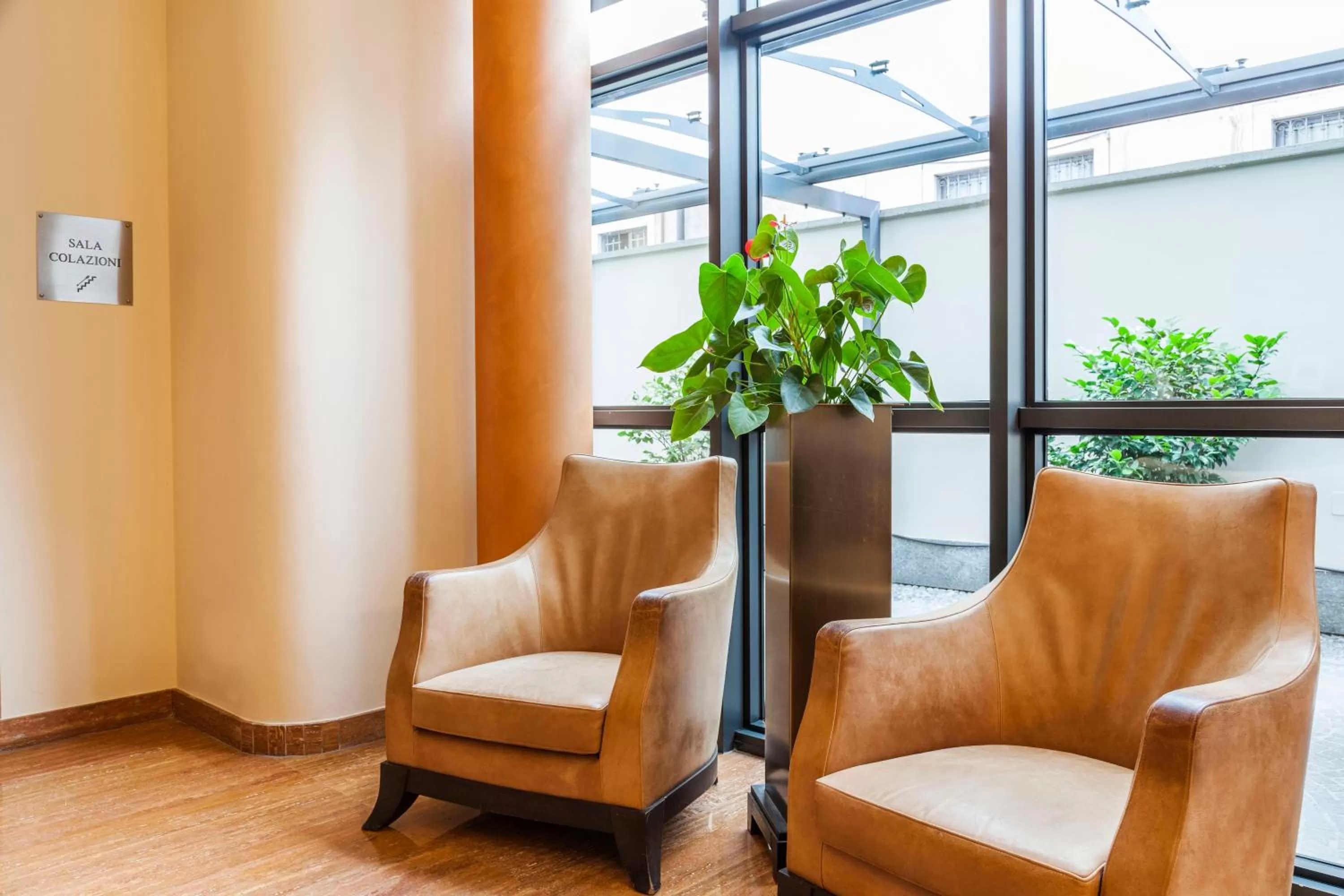 Lobby or reception in Hotel Des Etrangers