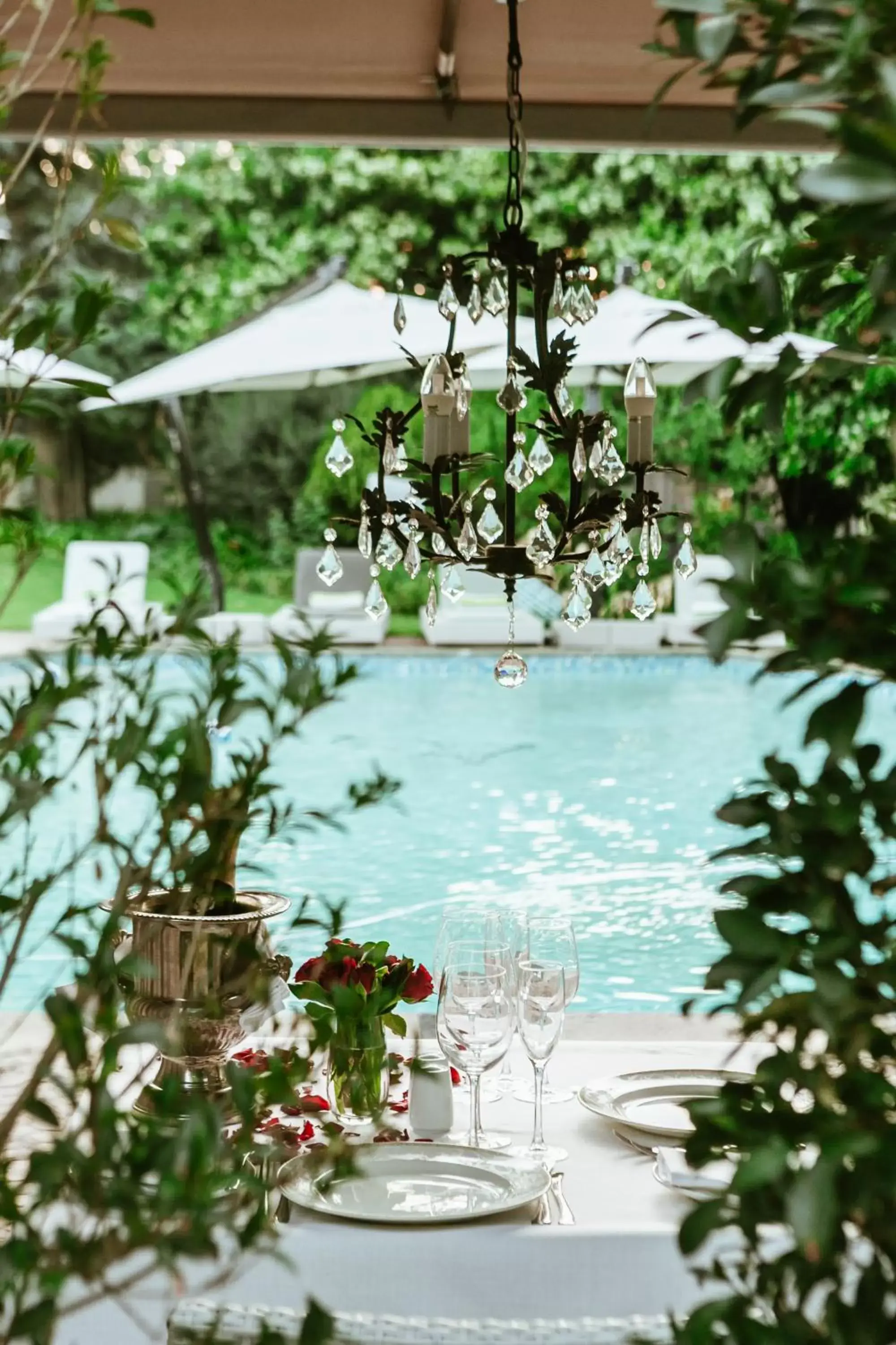 Swimming pool in Fairlawns Boutique Hotel & Spa Swimming pool in Fairlawns Boutique Hotel & Spa