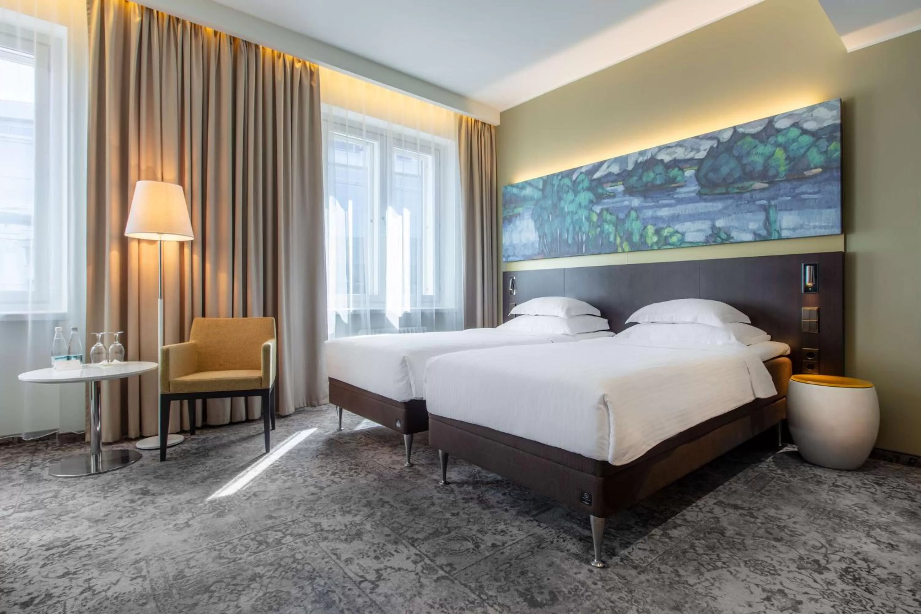 Bed in Palace Hotel Tallinn, a member of Radisson Individuals