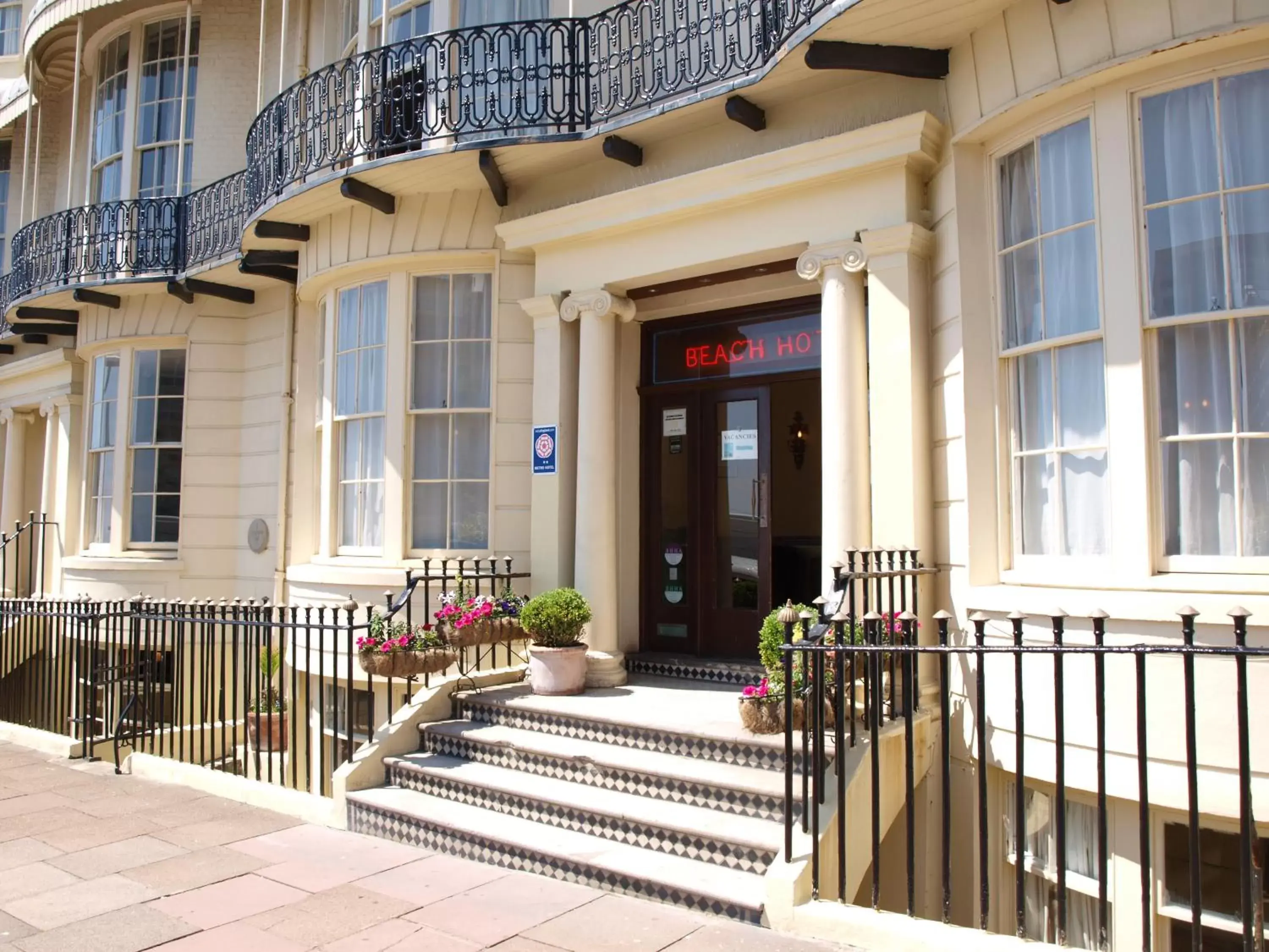 Facade/entrance in The Beach Hotel