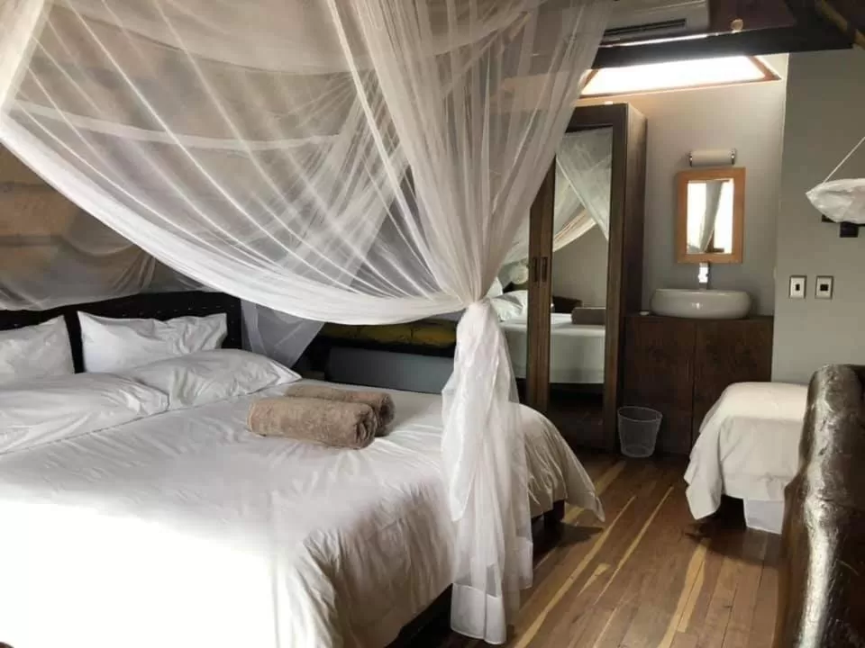 Bed in Von Bach Dam Resort