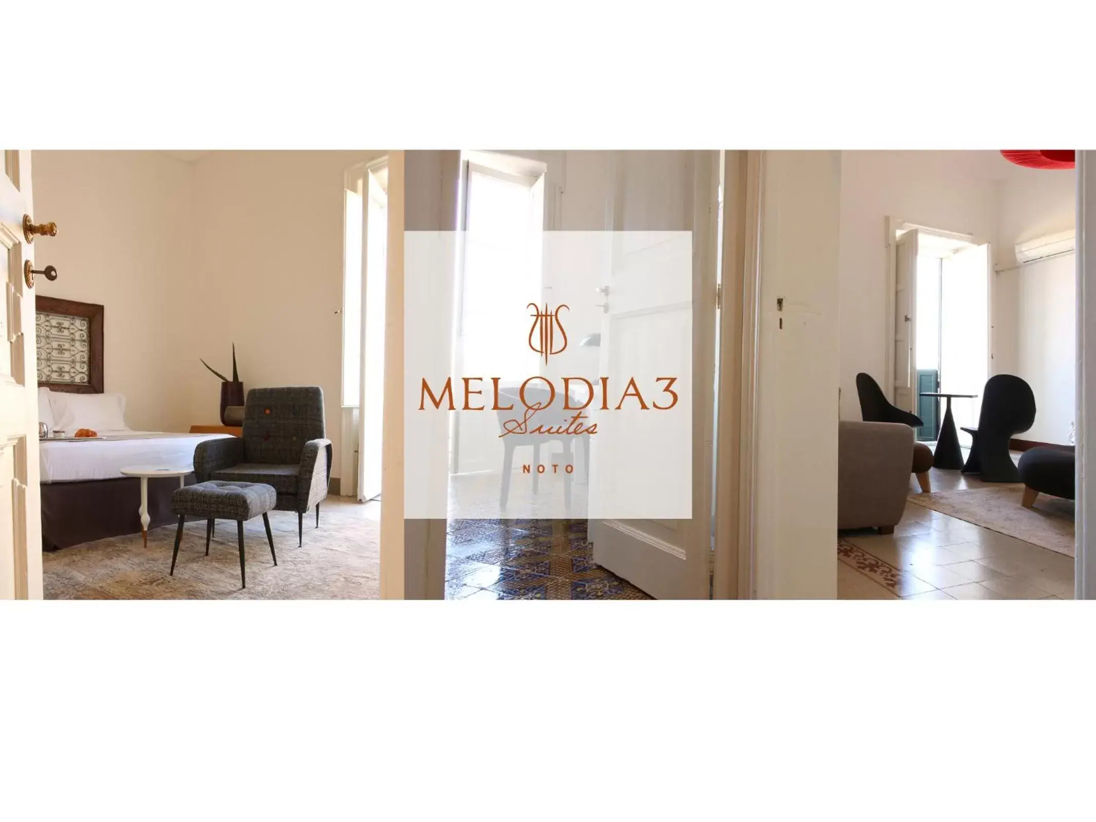 Property logo or sign in Melodia3 Suites Noto