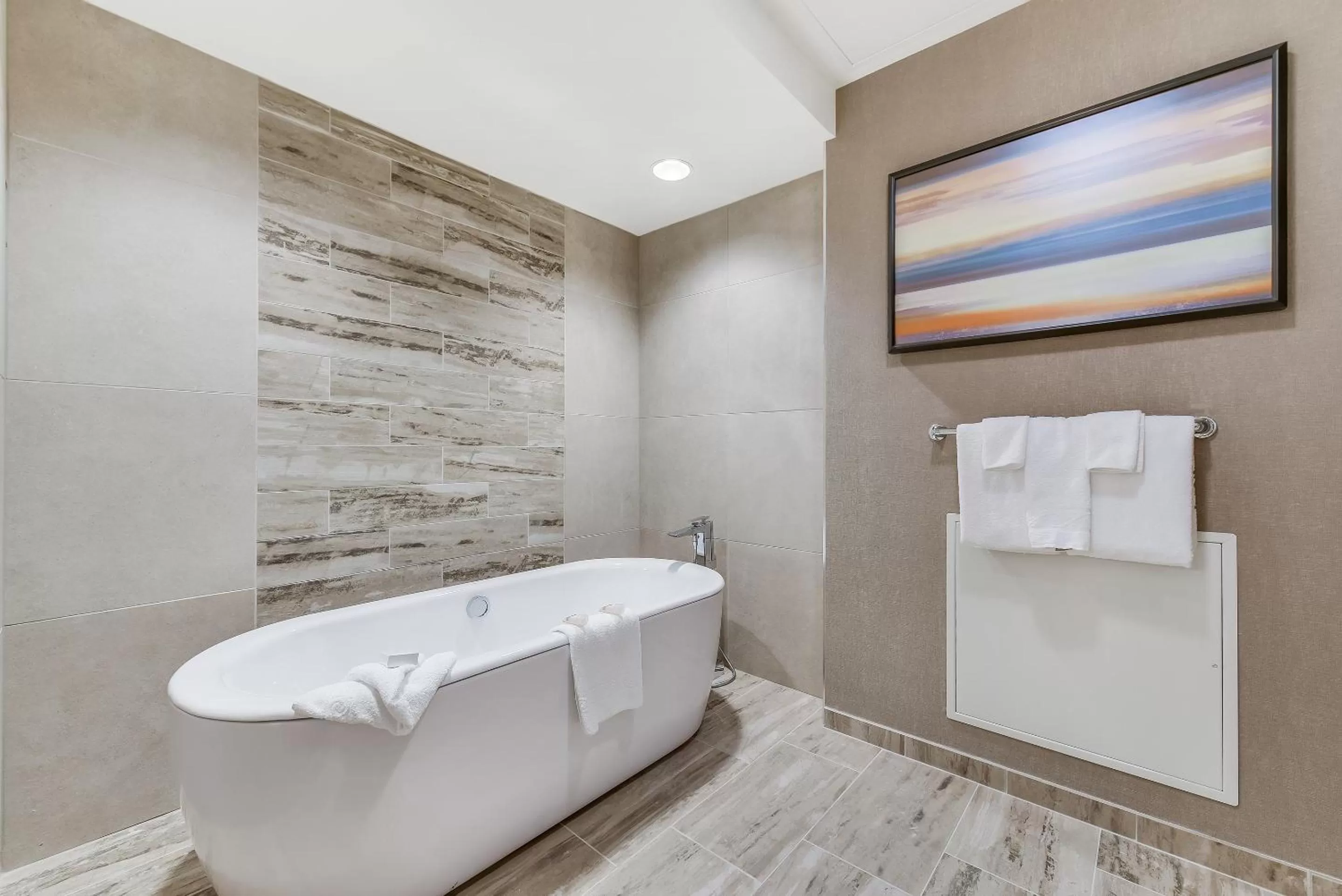 Bathroom in Caesars Republic Lake Tahoe, A Caesars Destination