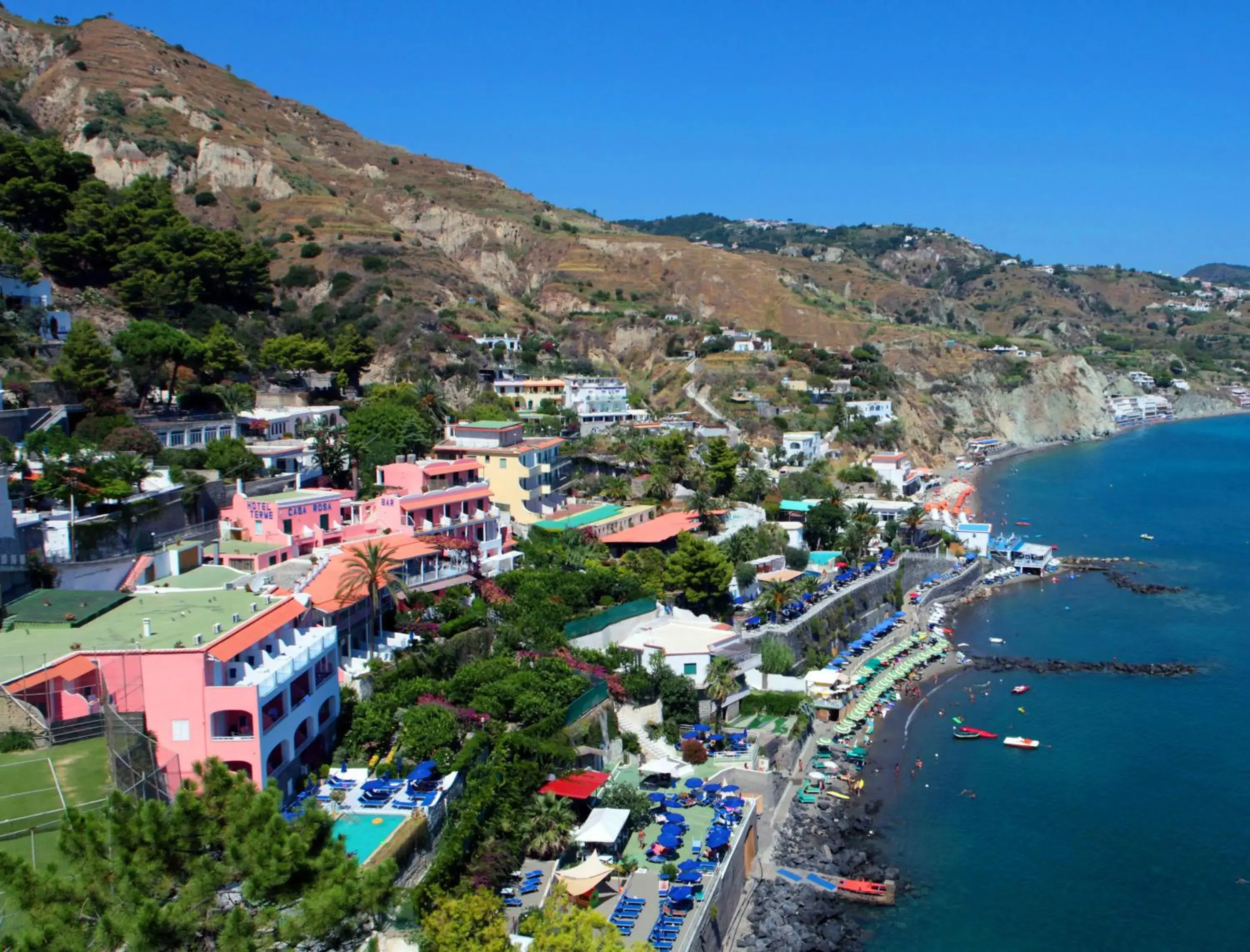 Landmark view, Bird's-eye View in Hotel Casa Rosa Terme