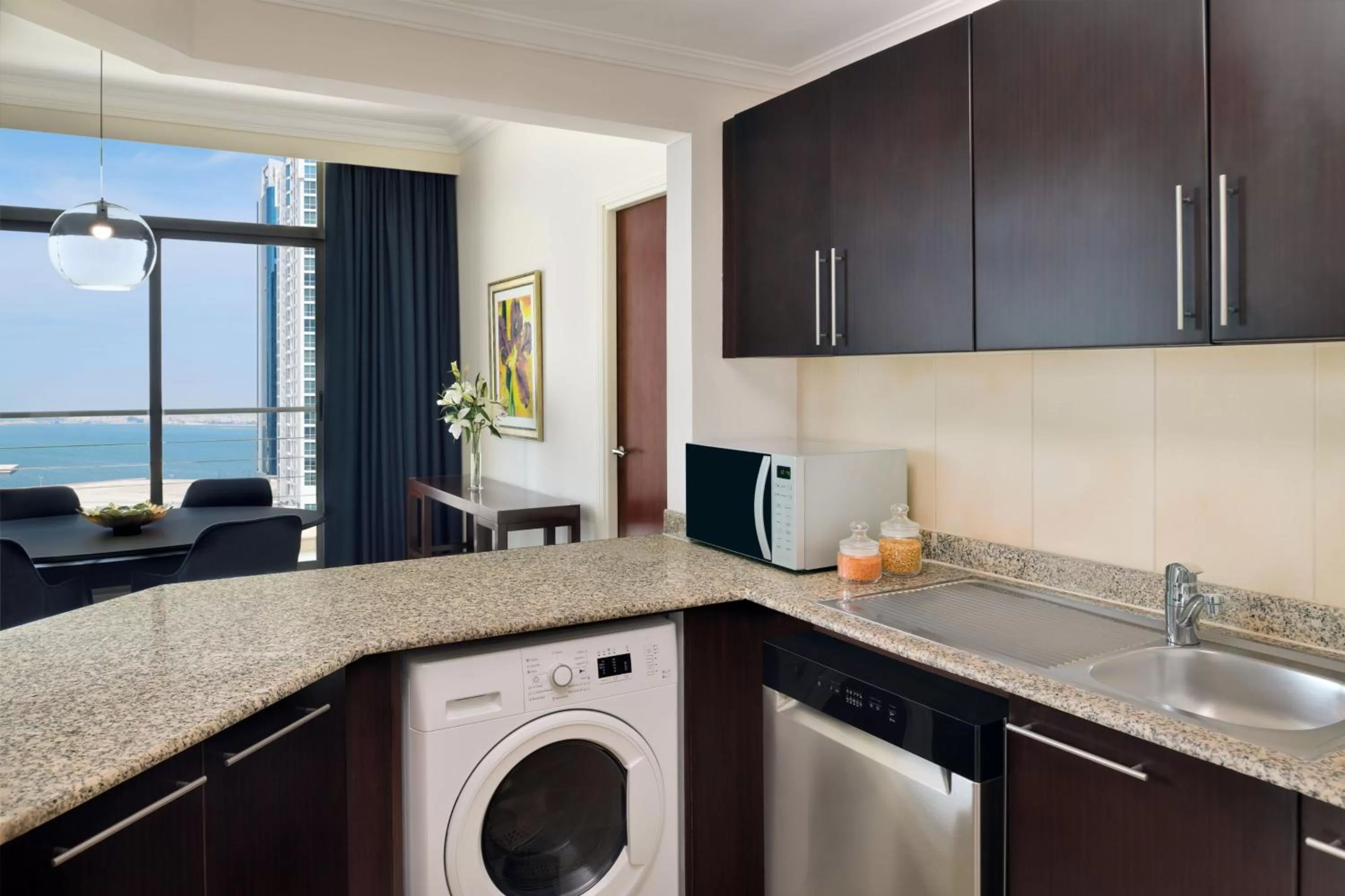 Kitchen or kitchenette in Marriott Executive Apartments Manama, Bahrain