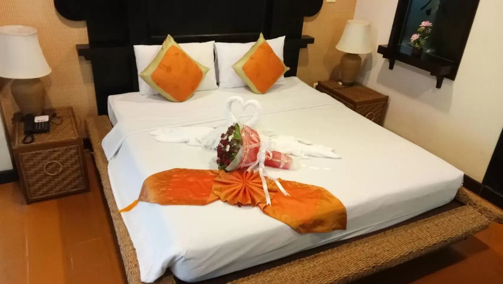 Bed in Golden Pine Beach Resort