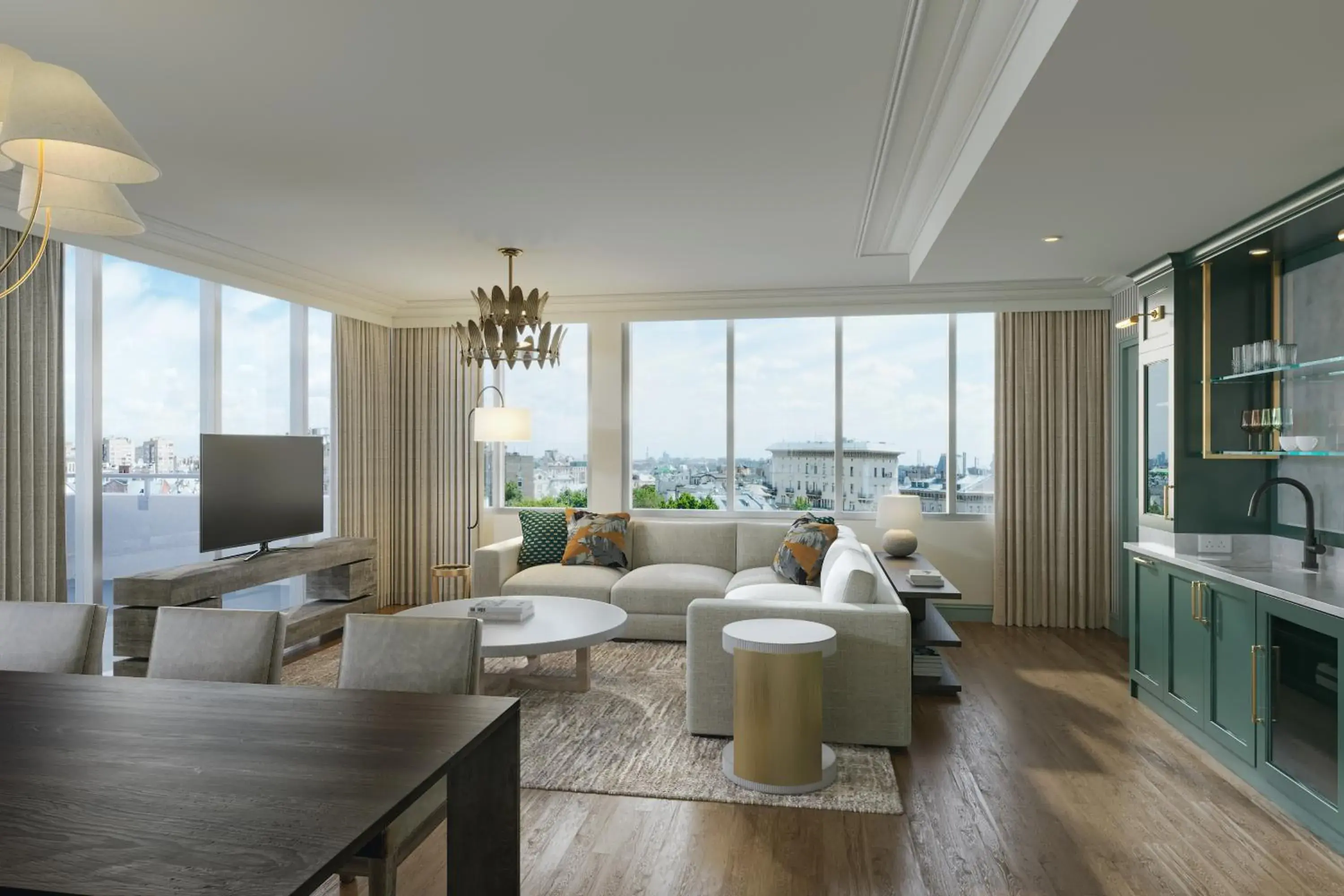 Living room, Seating Area in The Palmetto Hotel, Charleston