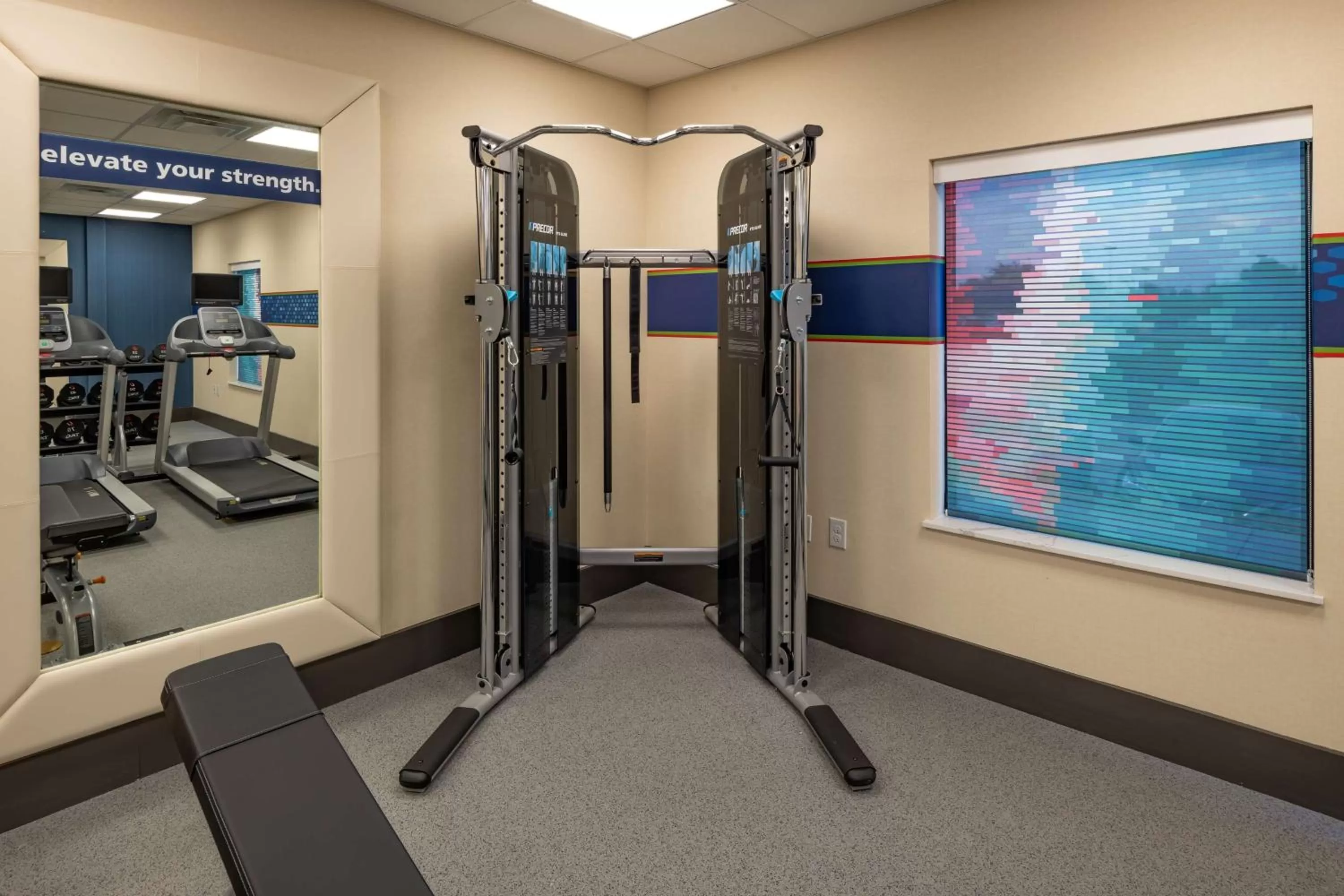 Fitness centre/facilities in Hampton Inn & Suites Dallas/Plano Central